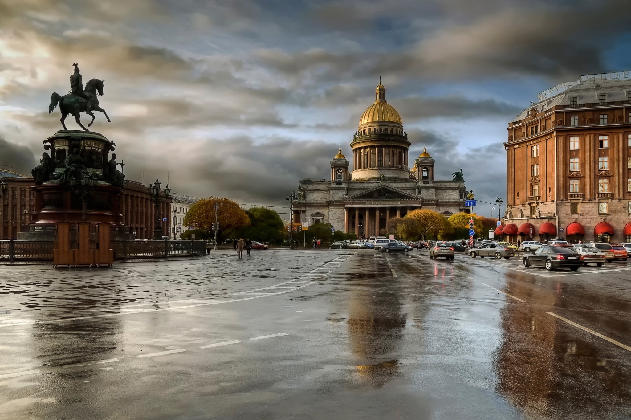 st, petersburg, St Petersburg, Peter, rain, 1080P, Autumn, HD Wallpaper