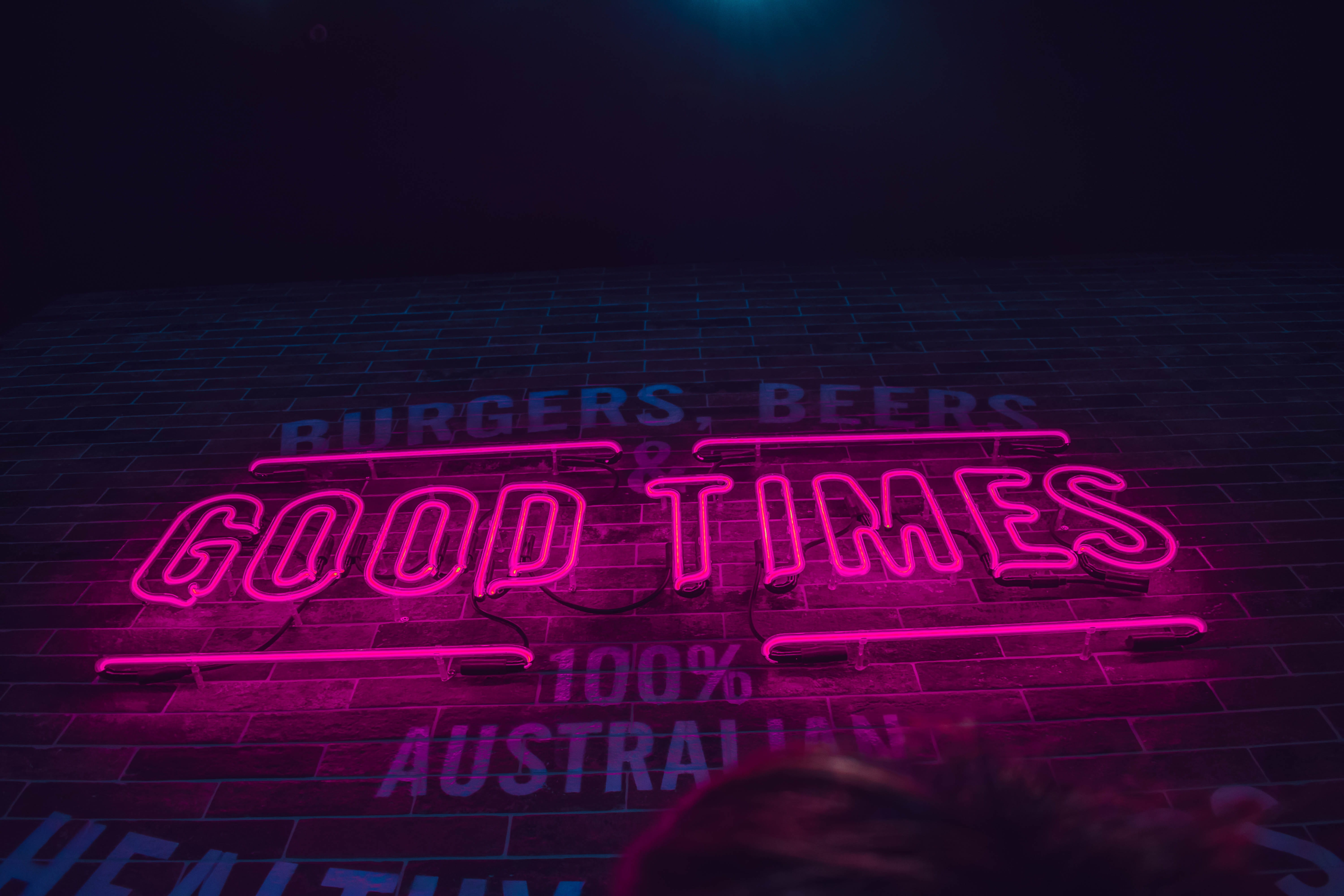 neon, 5K, technology, text, light, wireless technology, close-up, digital composite, binary code, focus, communication, photography, no people, data, good, HD Wallpaper
