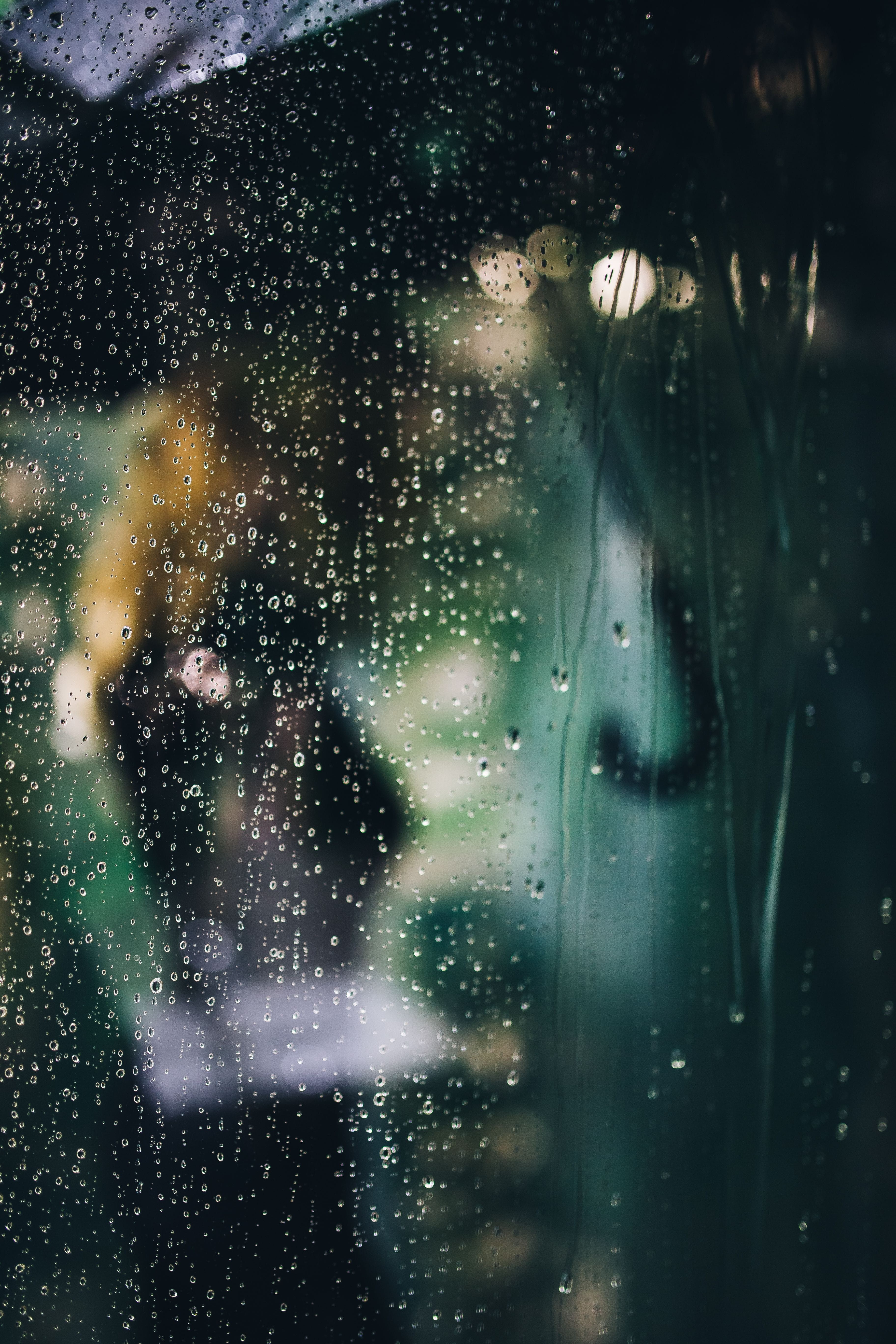 transparent, Water, rainy season, 5K, real people, looking, lifestyles, drops, contemplation, indoors, weather, waterdrop, drop, close-up, aqua, abstract, Phone HD Wallpaper