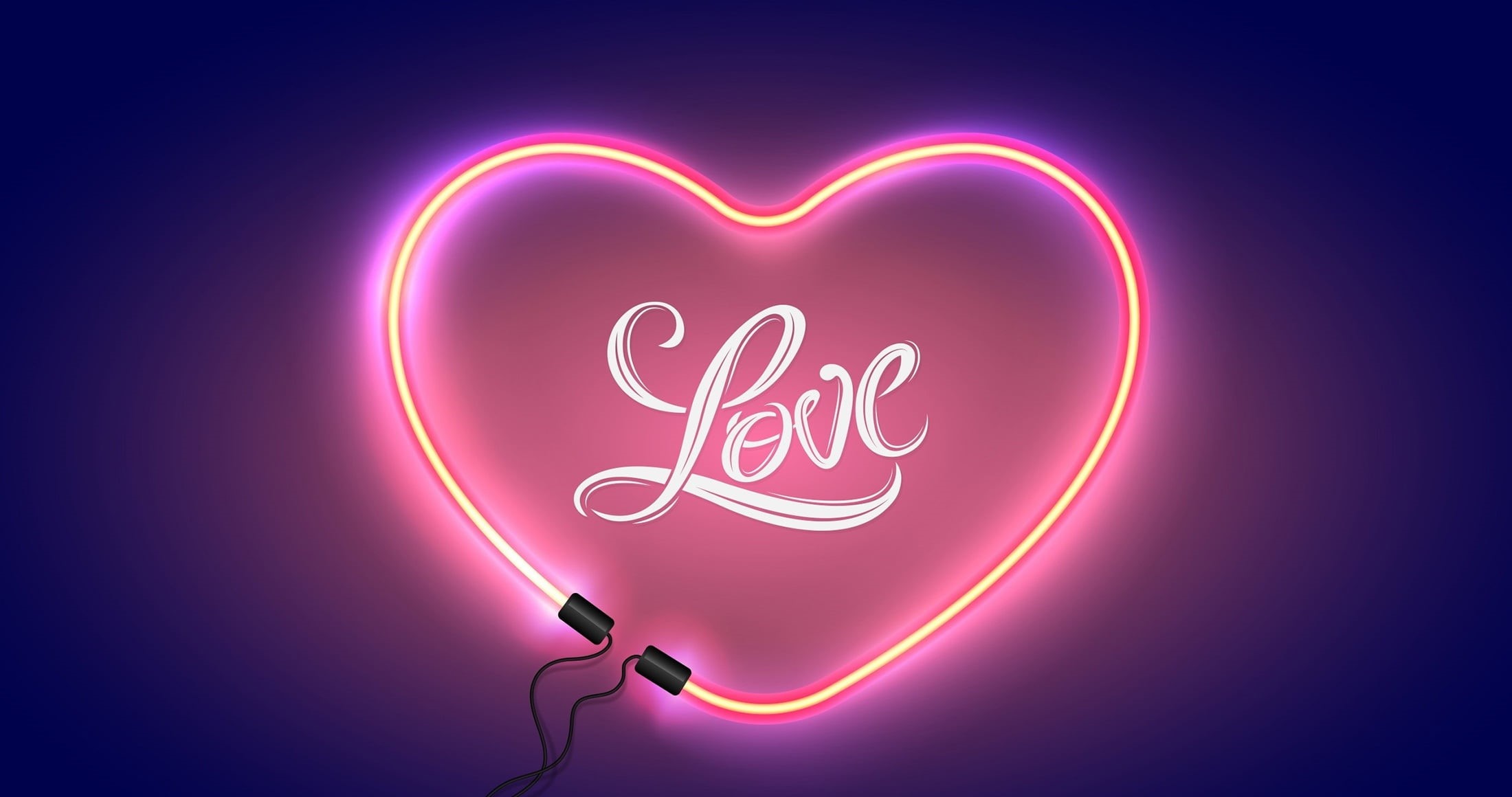 happy, romance, love, Valentines Day, light, heart, 1080P, HD Wallpaper