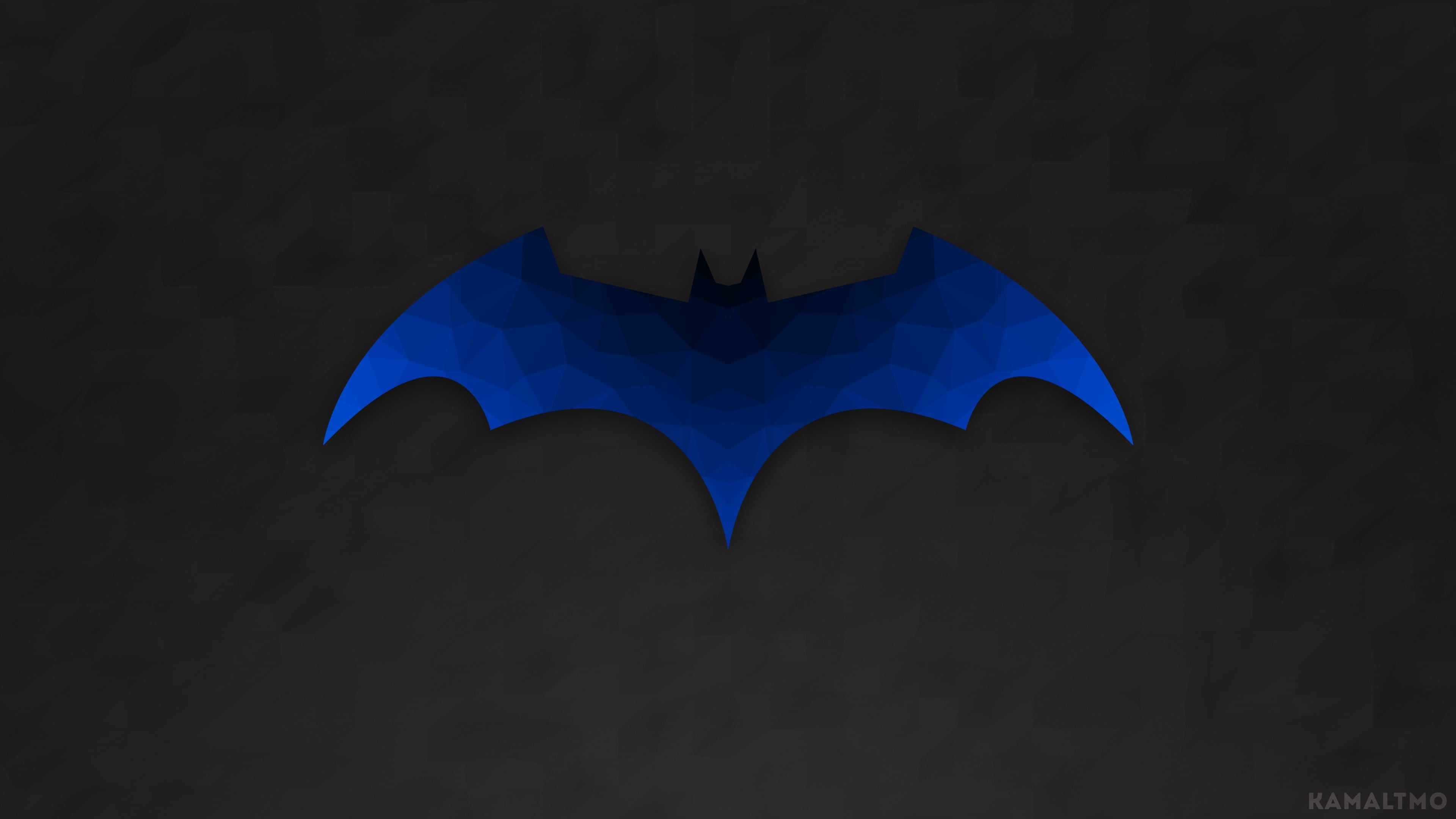night, black background, textured, paper, 4K, indoors, copy space, dark, single object, close-up, animal themes, Batman, blue, design, creativity, nature, HD Wallpaper