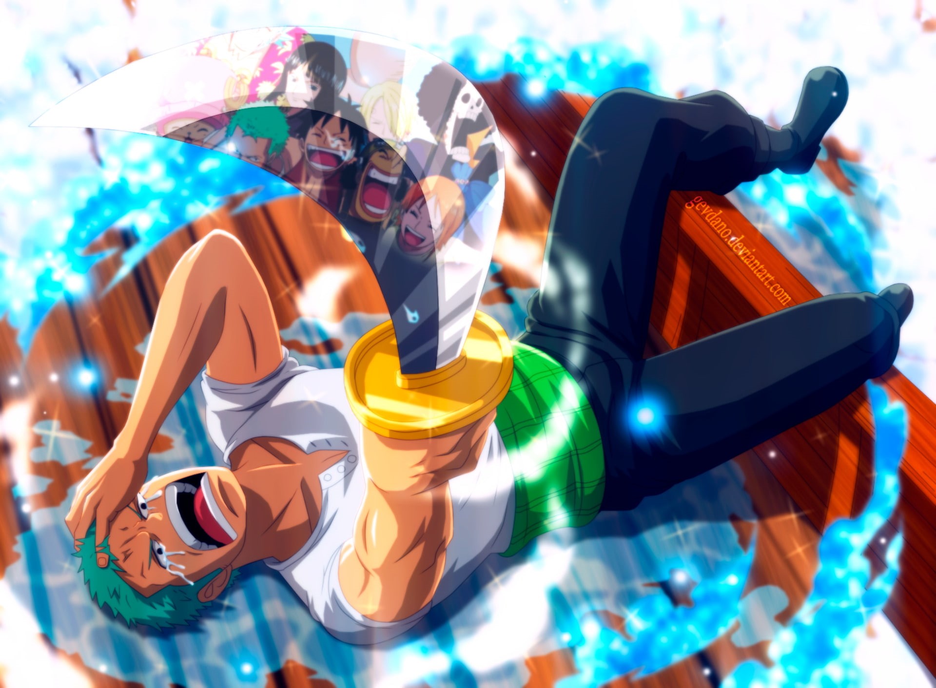 Monkey D. Luffy, Zoro Roronoa, Nami (One Piece), Sanji (One Piece), Tony Tony Chopper, Brook (One Piece), 1080P, Nico Robin, Usopp (One Piece), One Piece, HD Wallpaper
