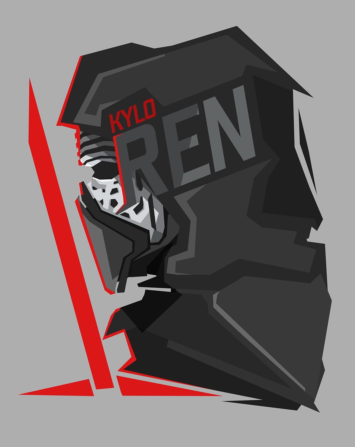 determination, wars, indoors, studio shot, Kylo Ren, Star Wars: The Force Awakens, arrow symbol, symbol, white background, red, kylo, people, warning sign, Phone HD Wallpaper