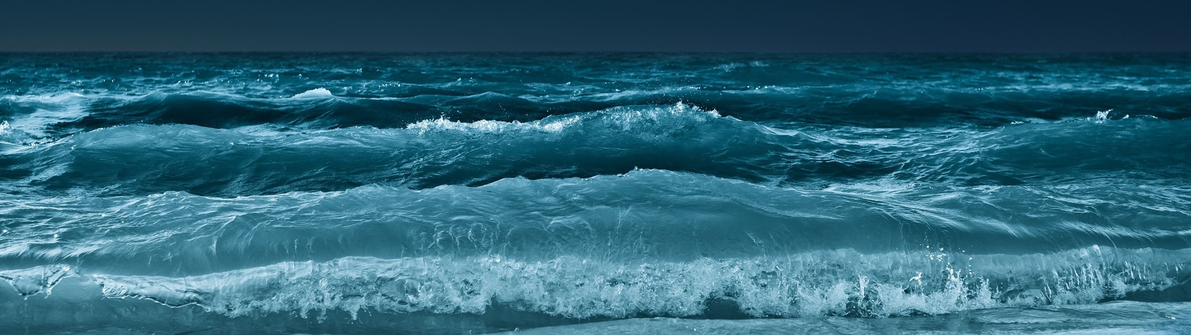 waves, scenics - nature, no people, snow, frozen, landscape, environment, ice, motion, lagoon, nature, outdoors, ocean, power in nature, floating on water, HD Wallpaper