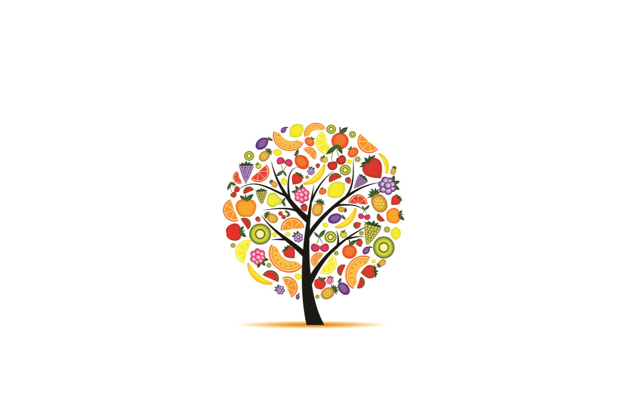 decoration, ornate, oranges, rubber band, temptation, bananas, cut out, leaf, nature, pineapple, variation, grapefruit, botany, season, color, vector, large group of objects, HD Wallpaper