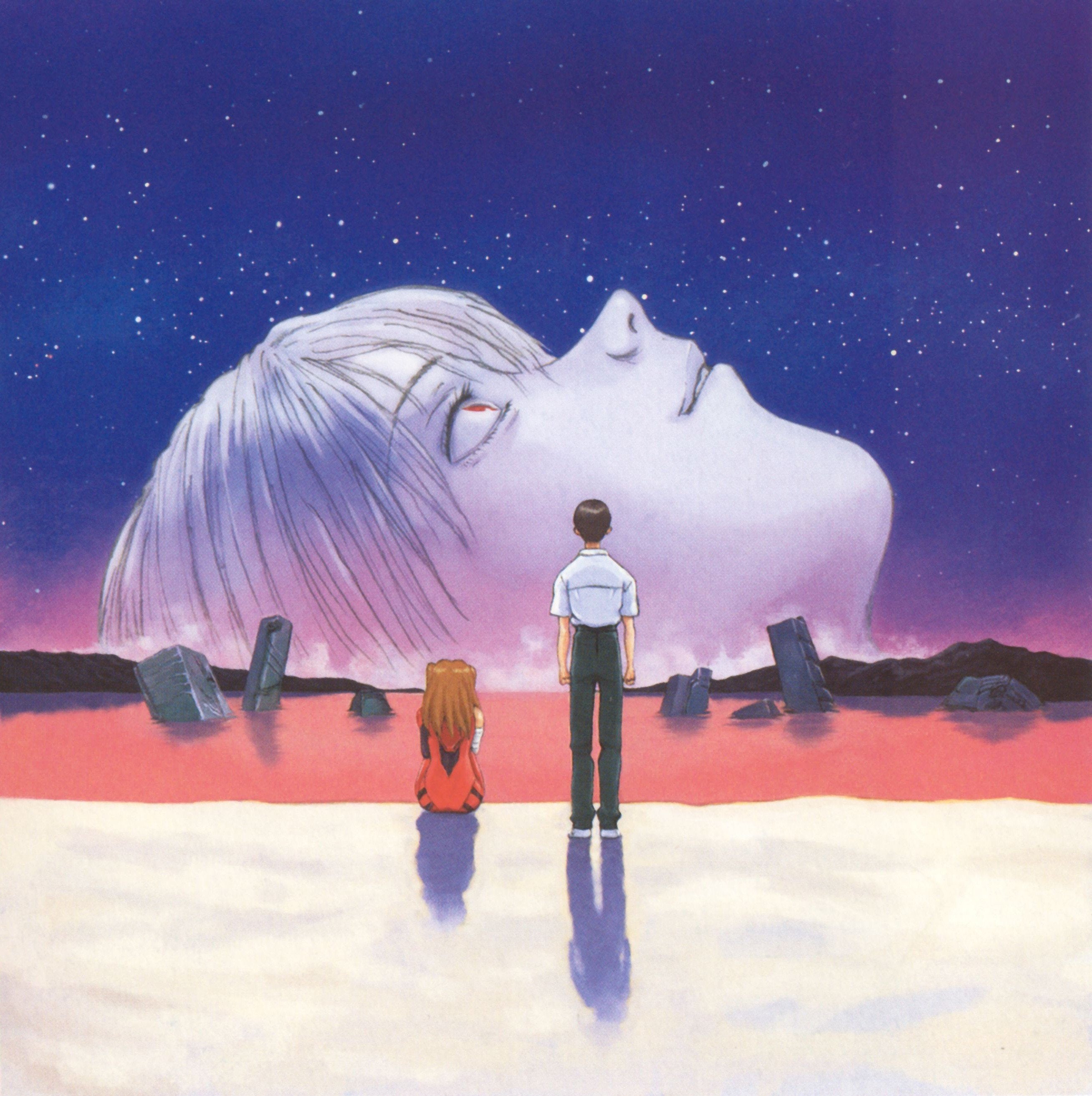 end, evangelion, neon, 2K, genesis, Phone HD Wallpaper