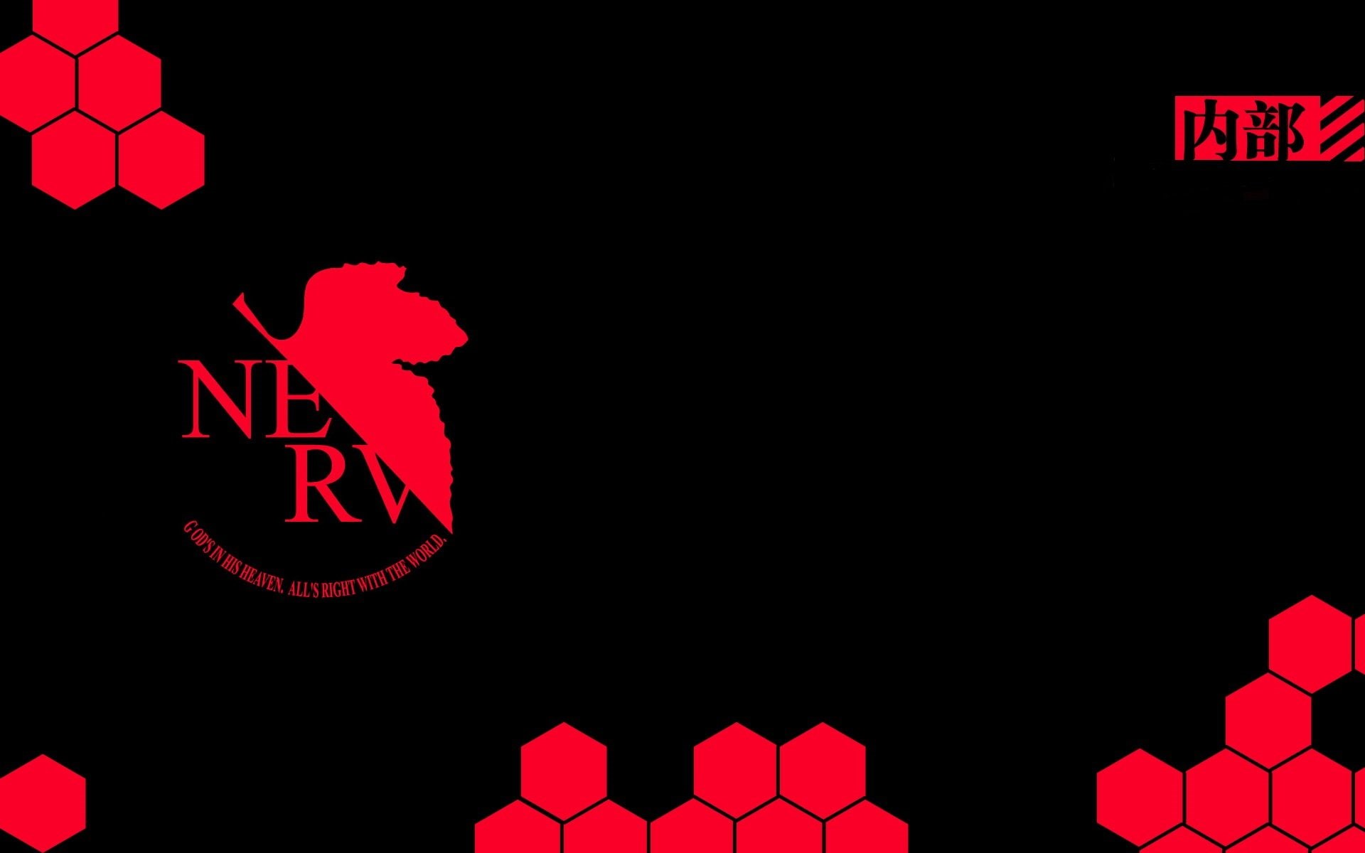 nerv, genesis, evangelion, neon, 1080P, HD Wallpaper