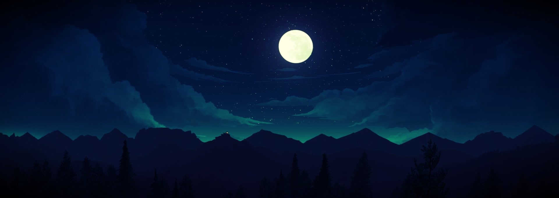 tranquility, beauty in nature, night, space, Video Game, 1080P, silhouette, astronomy, moonlight, Moon, space and astronomy, scenics - nature, illuminated, HD Wallpaper