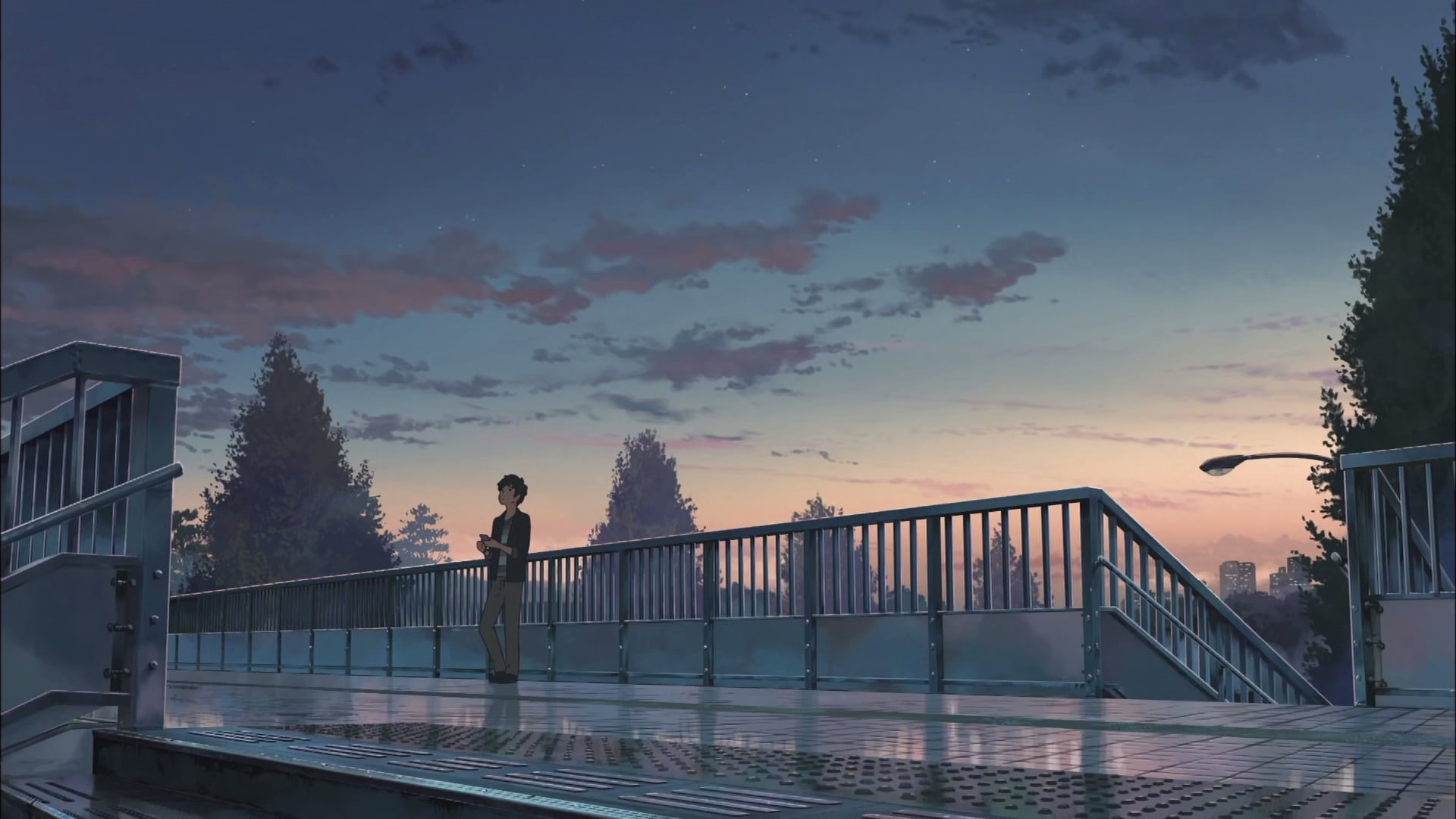 kimi, Your Name., illustration, Sunset, Anime, 1080P, nawa, HD Wallpaper
