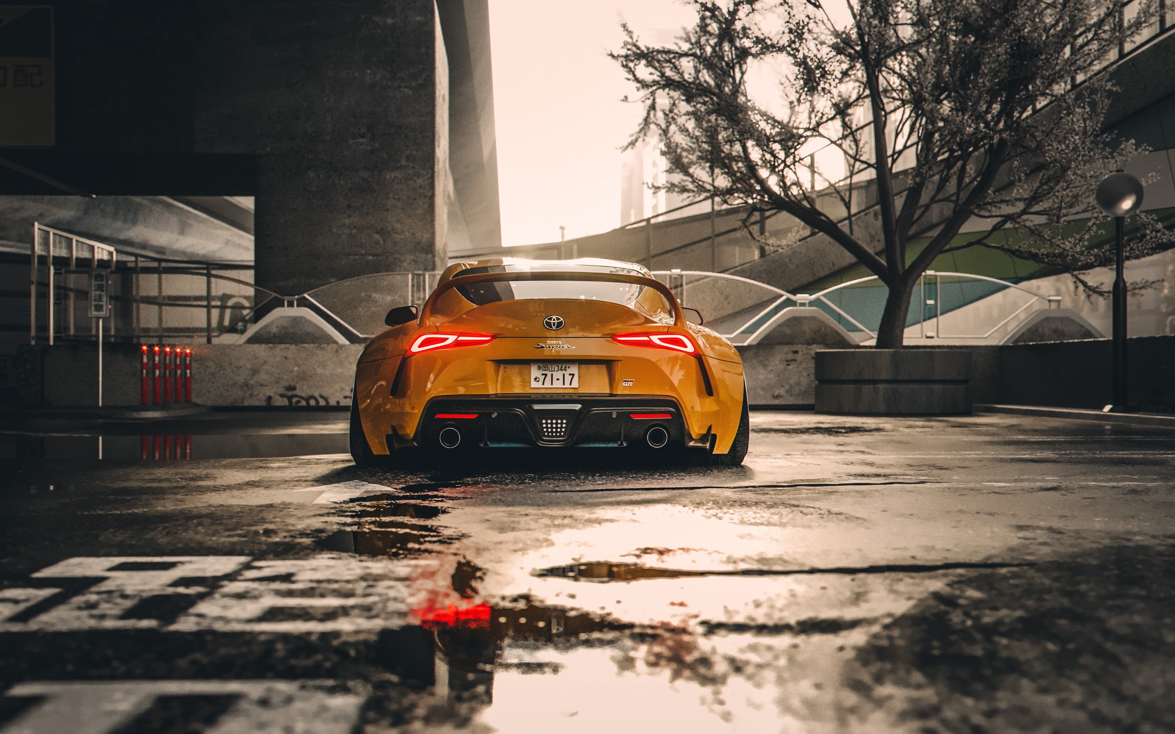 sports car, digital, Japanese cars, 4K, Toyota, concept art, transport, digital art, Japan, render, vehicle, Tokyo, HD Wallpaper