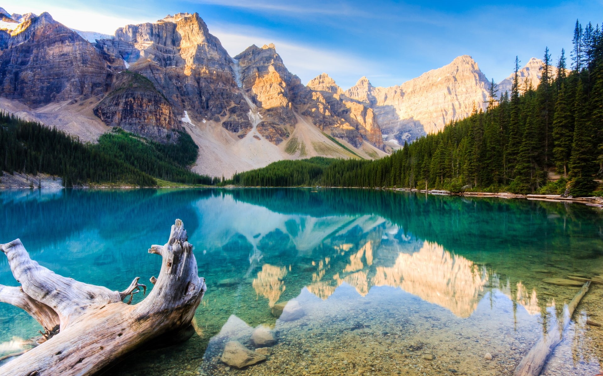 stones, 1080P, lake, rocks, corner, nature, mountains, background, canada, landscape, HD Wallpaper