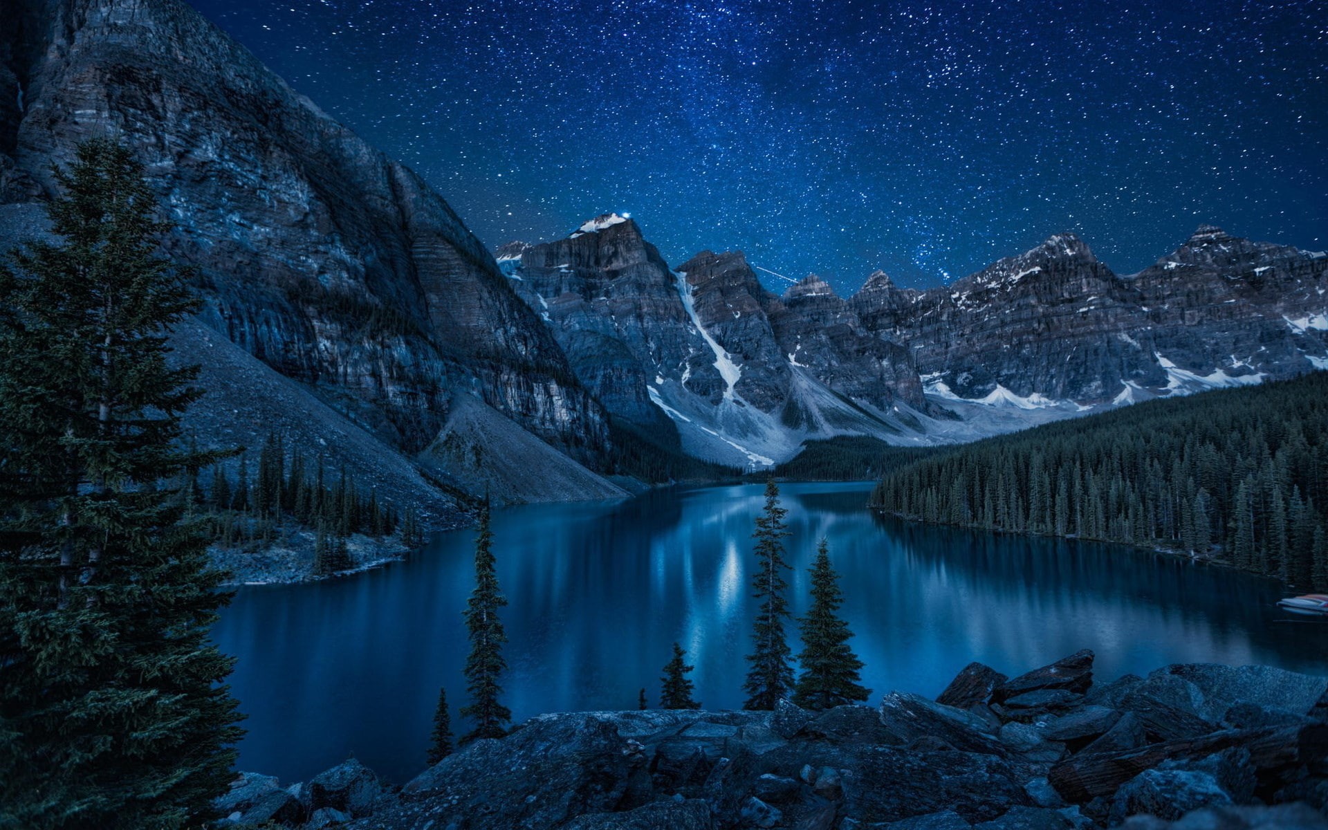 no people, mountain range, tree, snow, space, full hd nature backgrounds 1920x1200, 1080P, winter, tranquil scene, sky, environment, formation, beauty in nature, HD Wallpaper