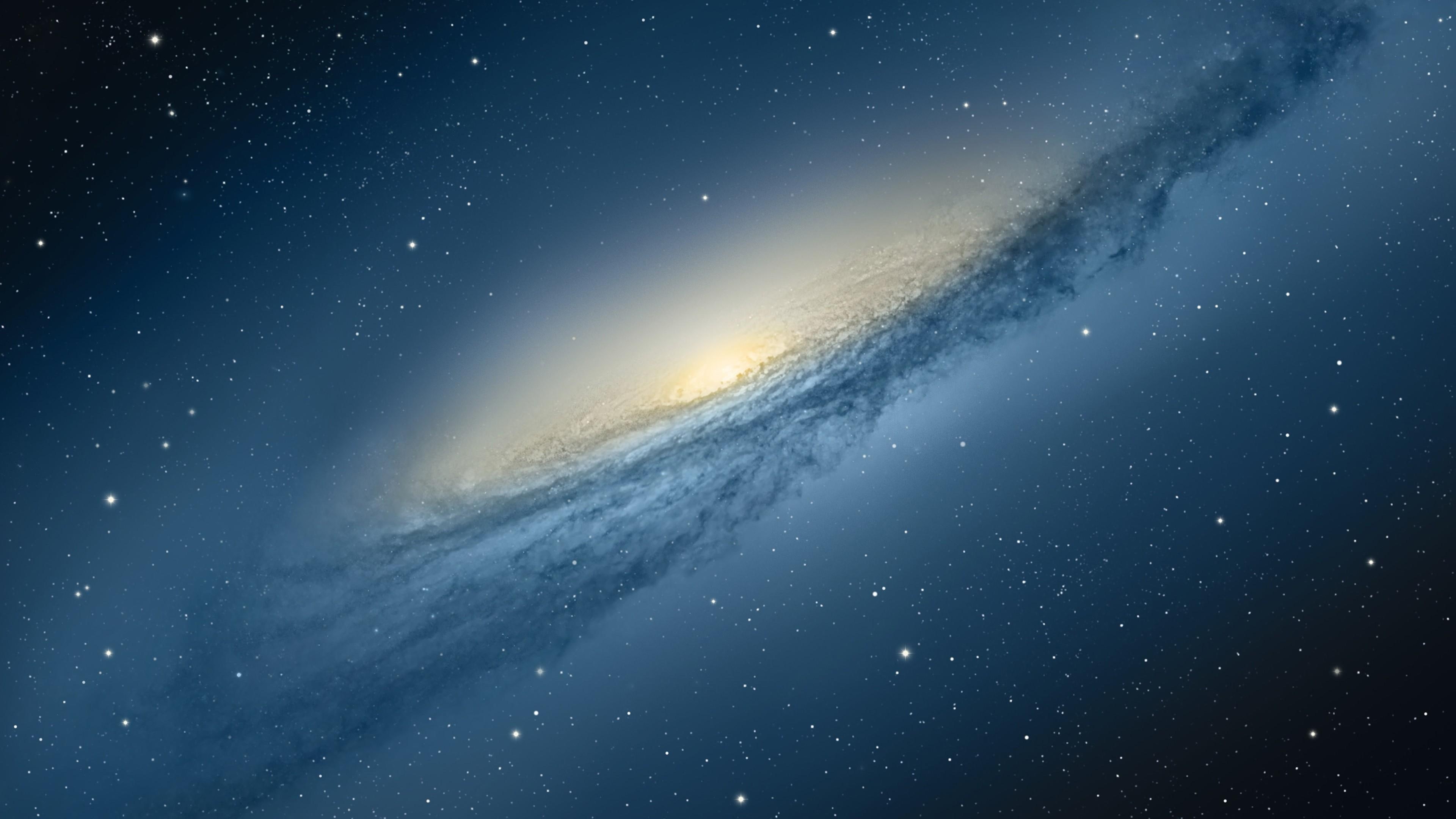 galaxy, astronomical object, astronomy, blue, outer space, space, constellation, 4K, stars, spiral galaxy, universe, sky, HD Wallpaper