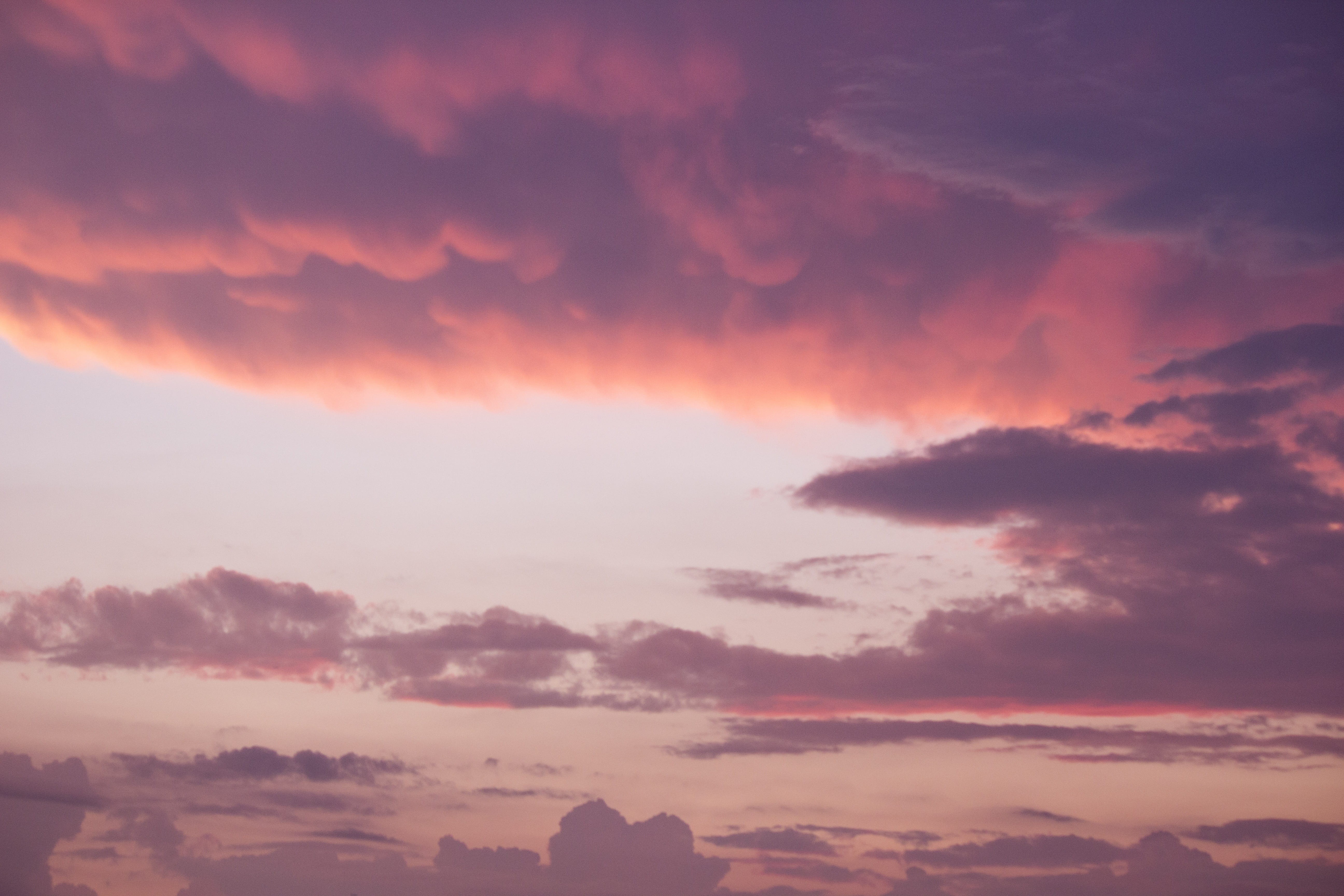 tranquil scene, scenics - nature, wind, idyllic, cloud - sky, abstract, 5K, orange color, nature, scenery, cloudy, no people, sunlight, heaven, atmosphere, HD Wallpaper