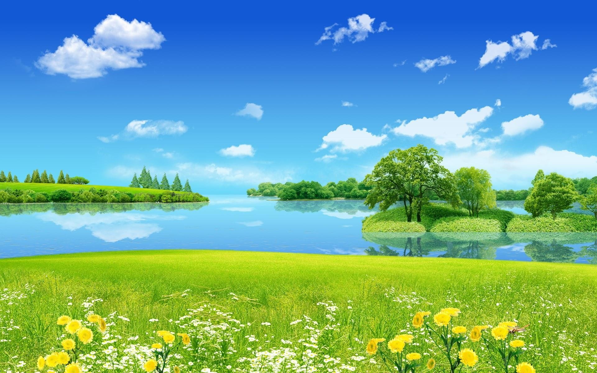 creative and graphics, dreamland, summer, 1080P, creative, HD Wallpaper