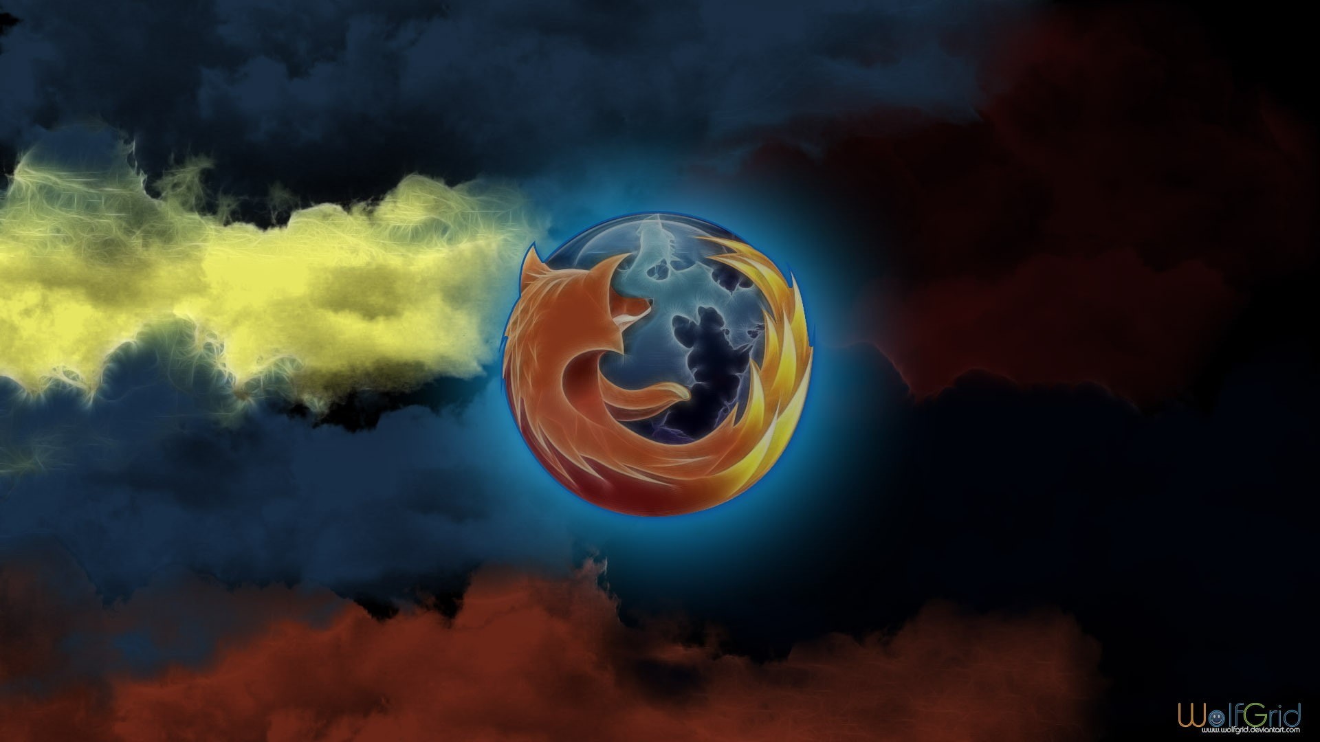 sphere, Mozilla Firefox, motion, sport, logo, planet - space, open source, sky, 1080P, cloud - sky, nature, space, environment, no people, ball, night, HD Wallpaper