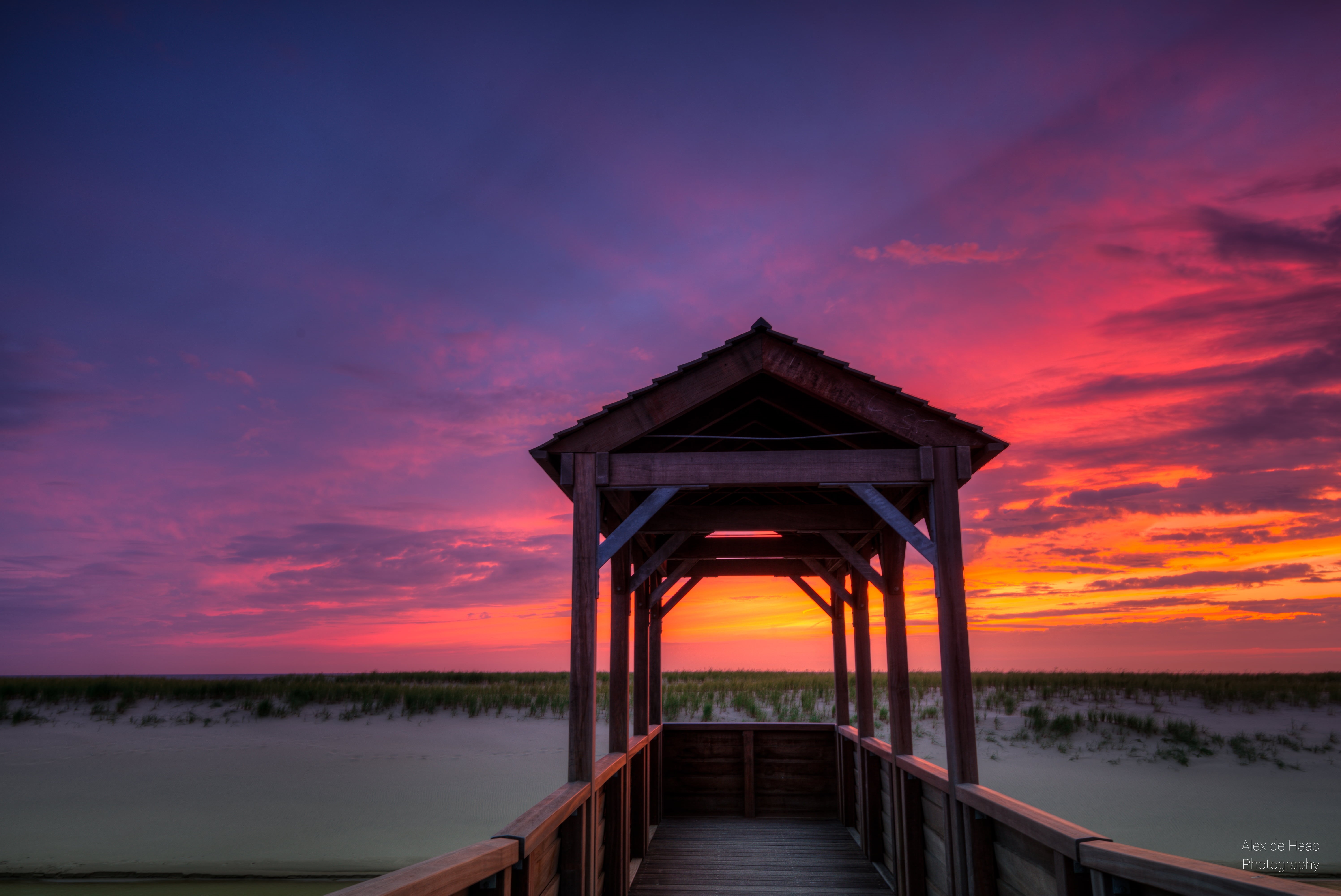 ND filter, end, dune, duin, sunset.  brown, high dynamic range, gazebo, light, brown, lucht, wolken, beach, HDR, licht, outdoors, fire, Netherlands, Nederland, HD Wallpaper