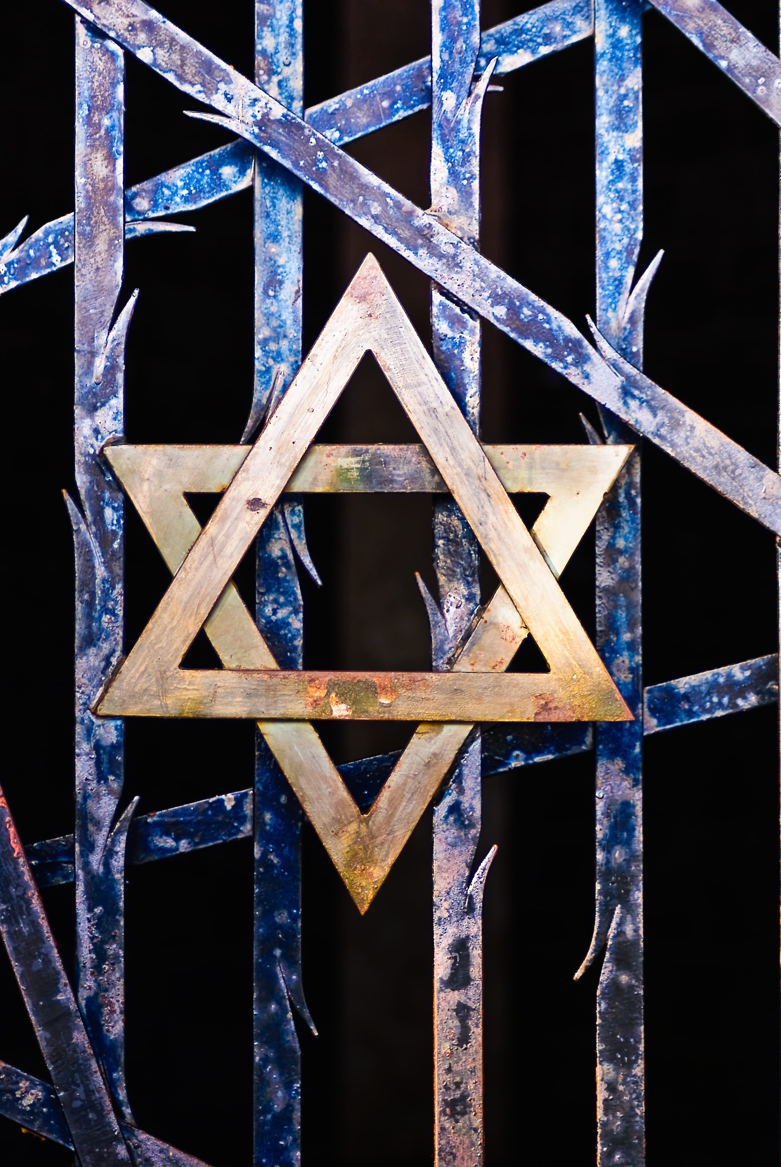 bavaria, gold, shape, national socialism, metal, terrible, cruel, penal camps, safety, german history, forget, prison, architecture, emblem, slammer, concentration camp, Phone HD Wallpaper