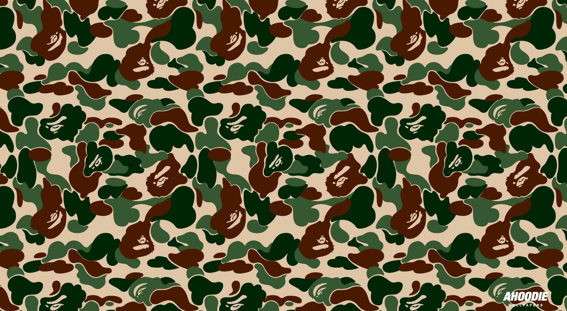 Aero, focus on foreground, full frame, 1080P, green color, pattern, plant part, backgrounds, growth, repetition, camouflage, decoration, close-up, bape, HD Wallpaper