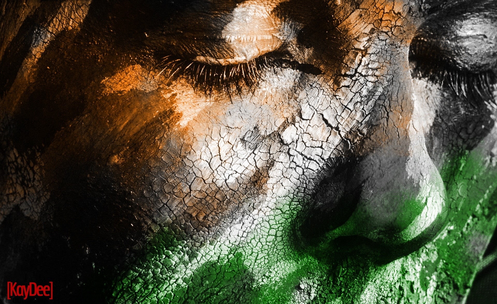 creativity, indyeah, flag, day, no people, bride, art and craft, indian, nature, close-up, water, groom, textured effect, abstract, artistic, wet, india, HD Wallpaper