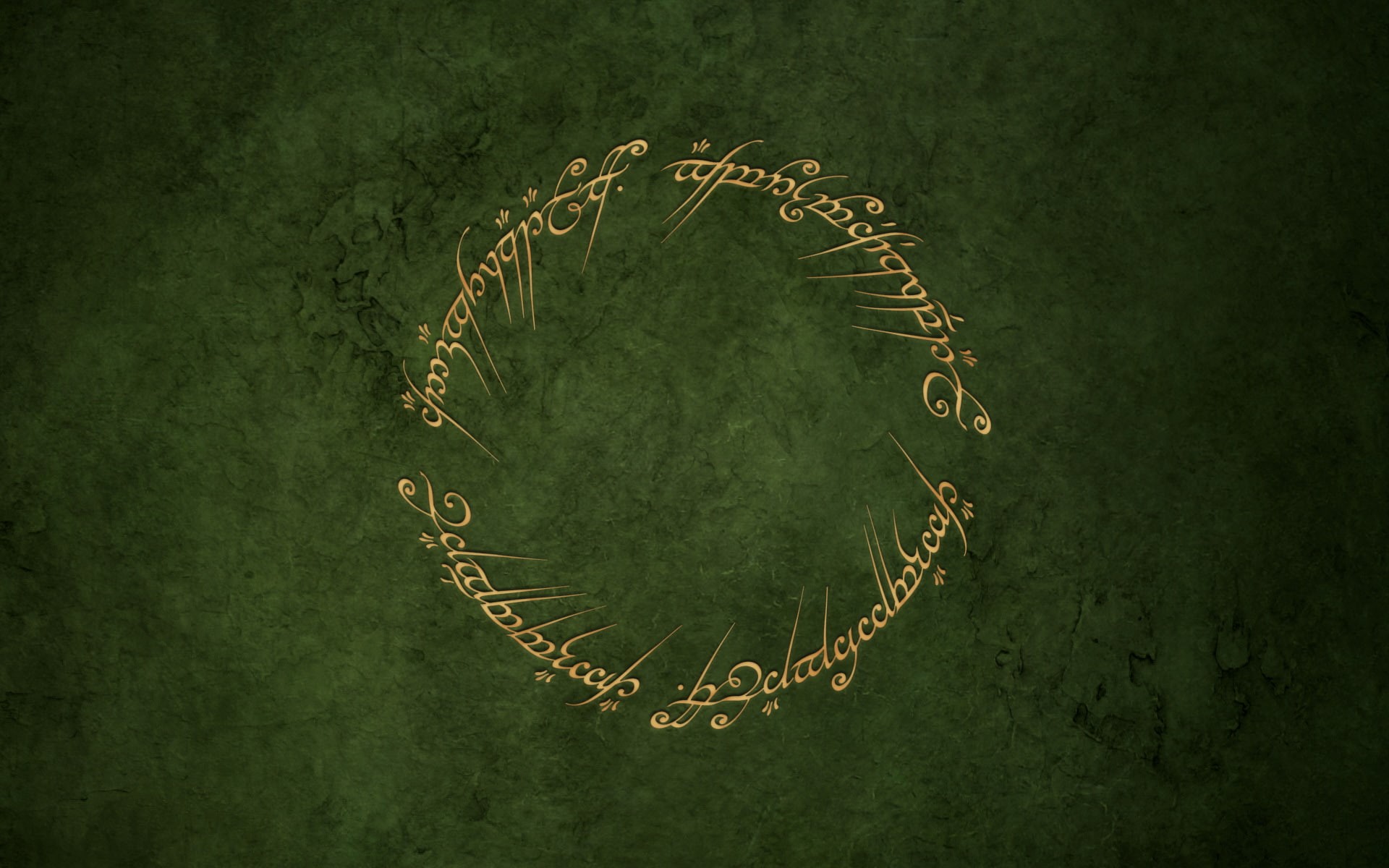 1080P, movies, digitalart, green, one, middleearth, j.r.r.tolkien, ring, HD Wallpaper
