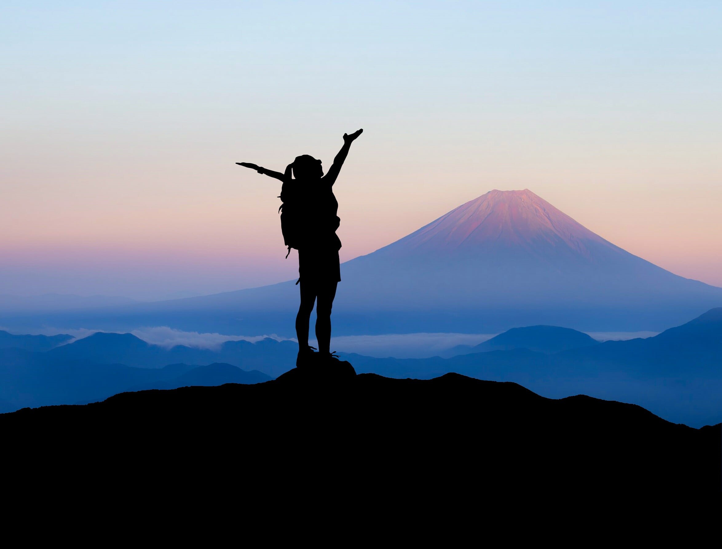 activity, inspiration, volcano, sunset, mountain peak, hands, sunrise, red fuji, edge, agung, backpacker, lifestyles, mt fuji, sight, scenics - nature, HD Wallpaper