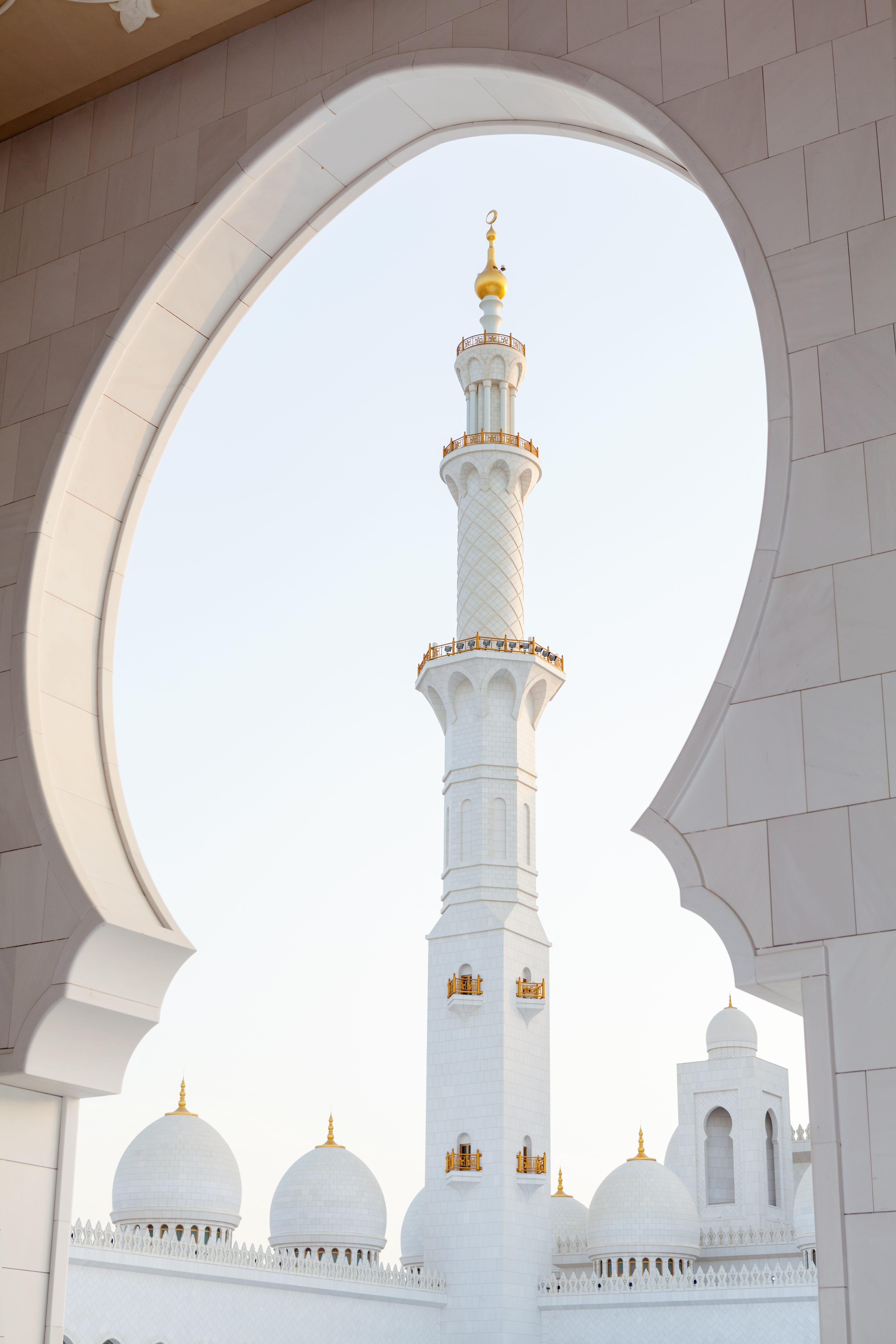 arabic, belief, holiday, building exterior, abu, zayed, day, built structure, travel destinations, dome, uae, arch, abu dhabi, dhabi, no people, tower, Phone HD Wallpaper