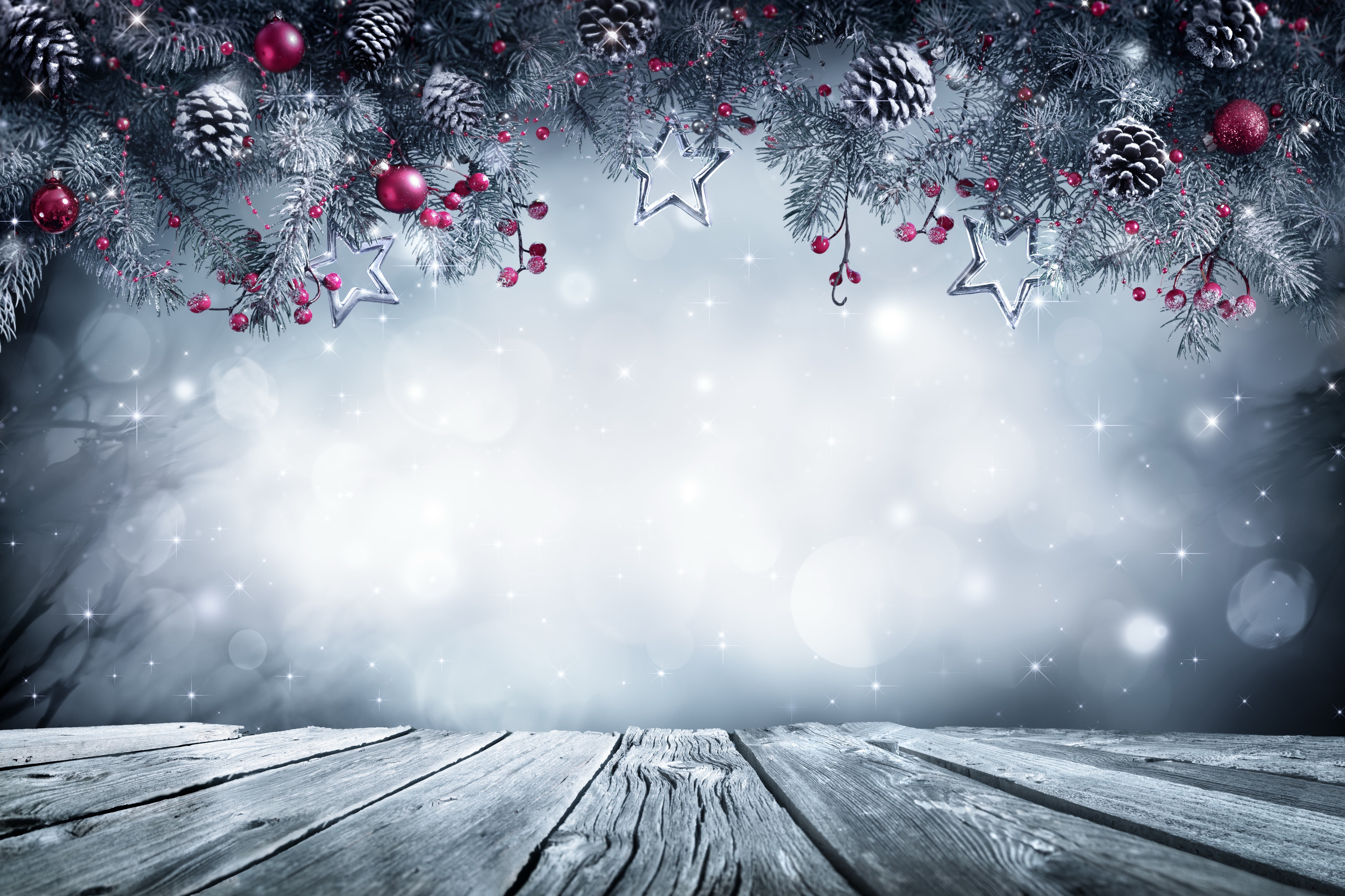 nature, blue, decor, winter, merry christmas, cold temperature, sky, fir Tree, frozen, christmas Ornament, space, copy Space, ornate, bright, HD Wallpaper