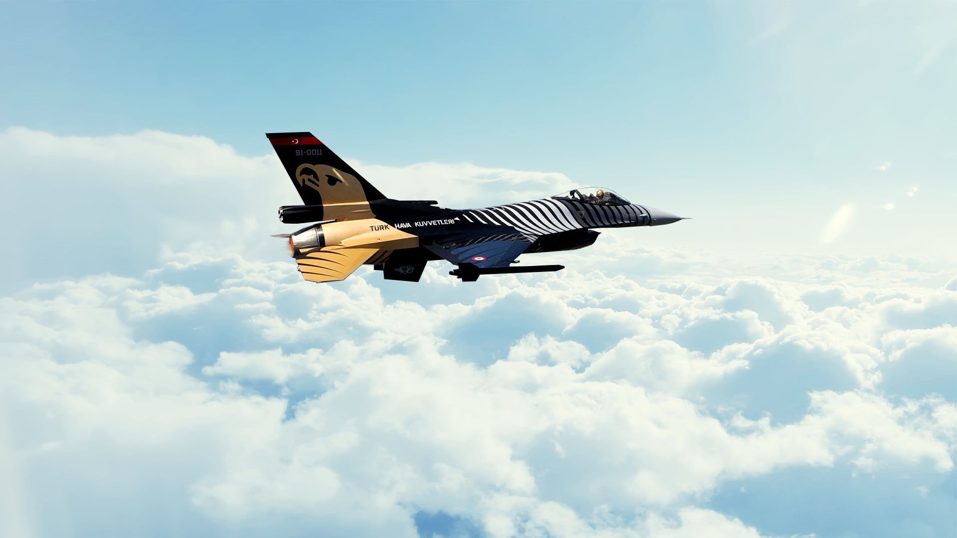cloud - sky, military airplane, public transportation, solotürk, air vehicle, military, Turkish Armed Forces, sunlight, General Dynamics F-16 Fighting Falcon, HD Wallpaper