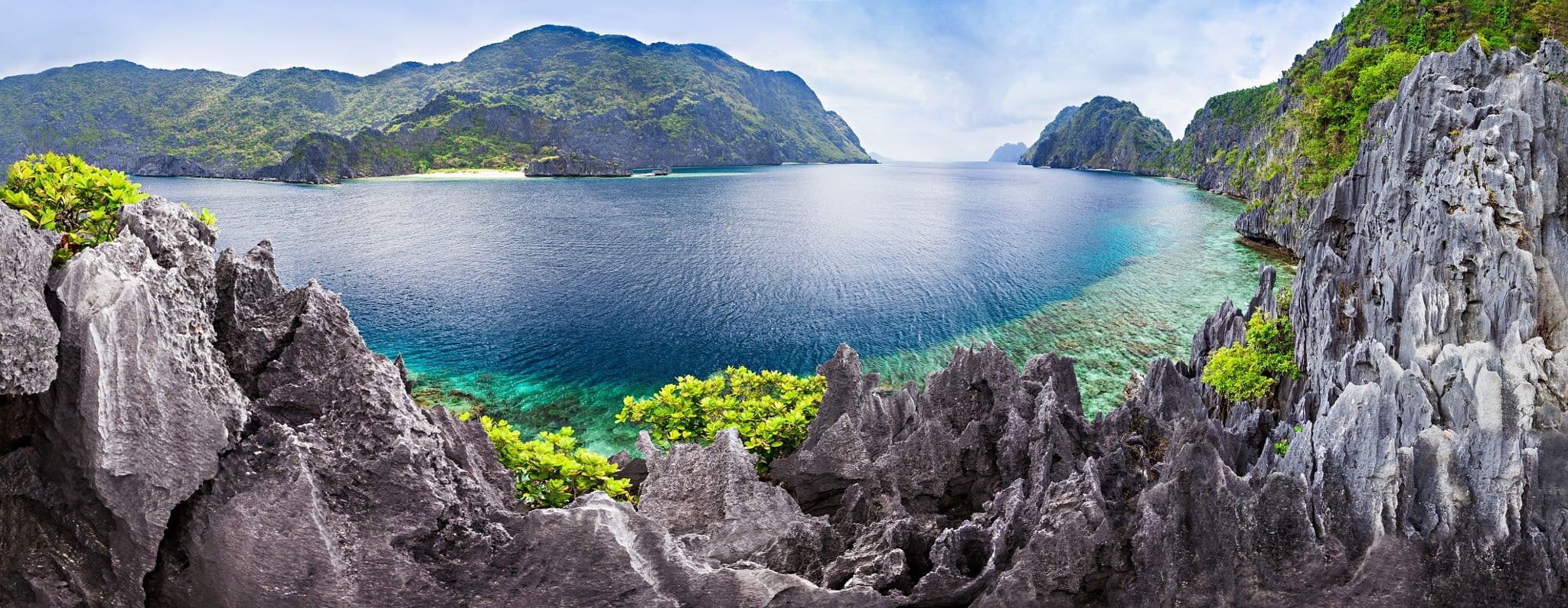 outdoors, panorama, mountain, body, scenics - nature, travel, photography, bay, sea, environment, mountains, lagoon, rock, Philippines, water, no people, HD Wallpaper