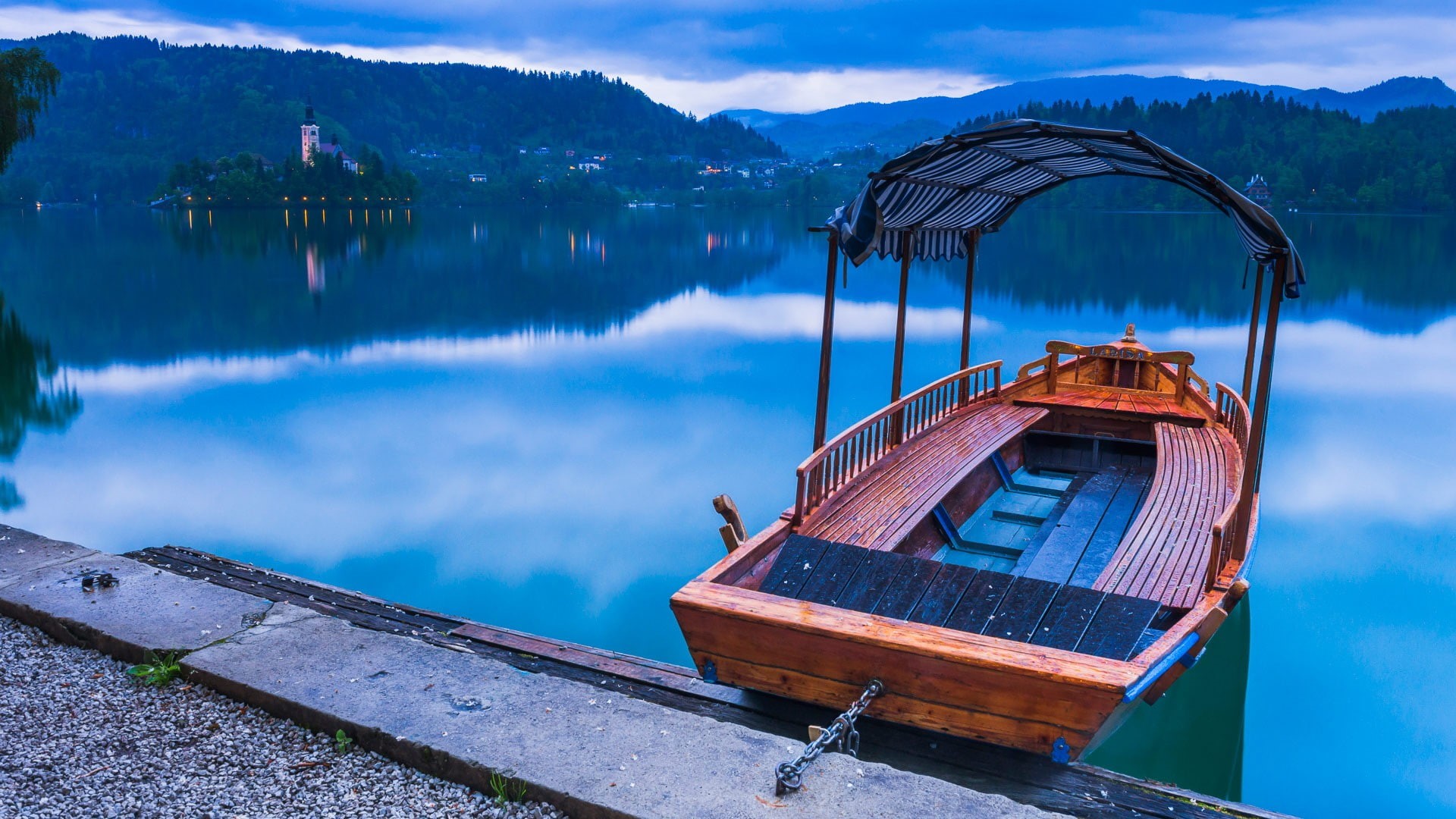 landscape, Lake Bled, Slovenia, 1080P, HD Wallpaper