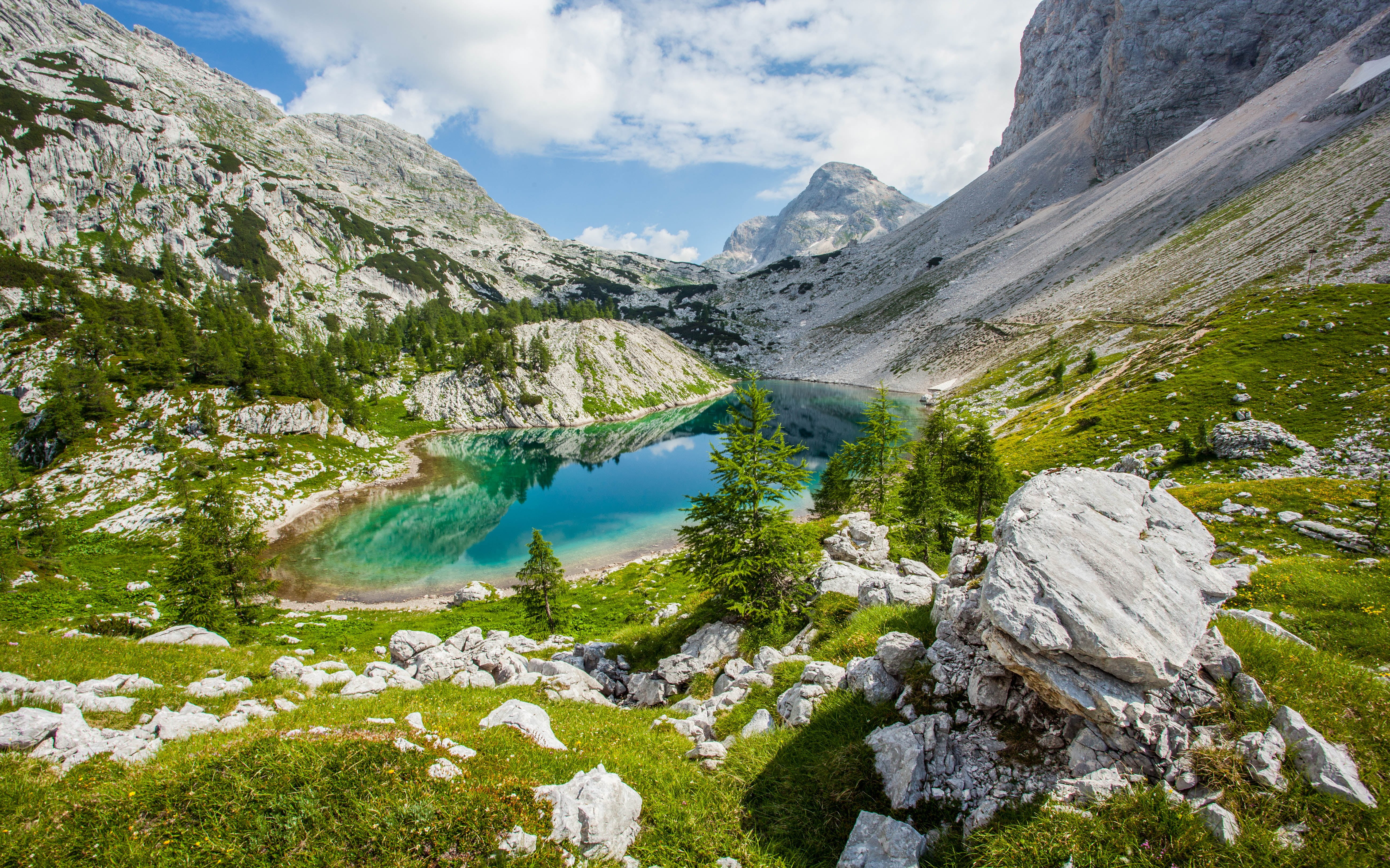 cloud - sky, formation, mountain, scenics - nature, remote, rock - object, great, tranquility, water, outdoors, non-urban scene, turquoise colored, HD Wallpaper