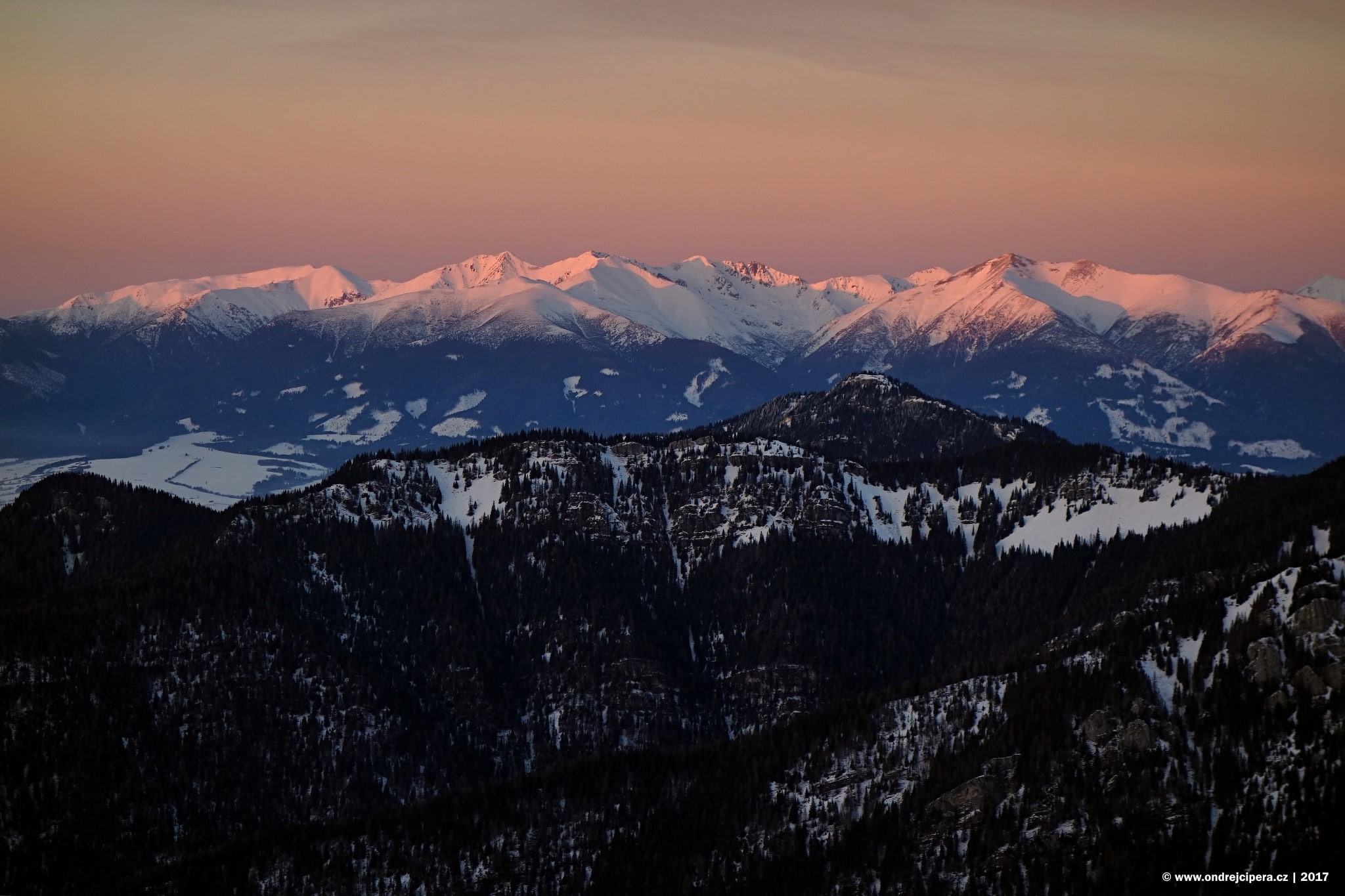 Slovakia, 1080P, outdoors, nature, mountain range, snowcapped mountain, environment, tranquility, cold temperature, birds eye view, forest, mountain, Ondřej Čipera, HD Wallpaper
