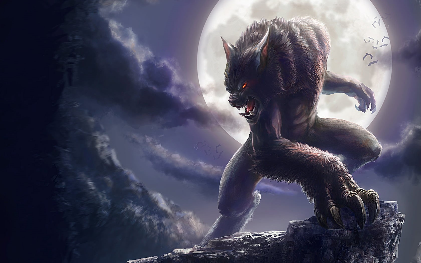 animal, day, sky, wolf, animal themes, domestic animals, animal wildlife, monkey, beauty in nature, nature, horror, low angle view, no people, full, sunlight, HD Wallpaper