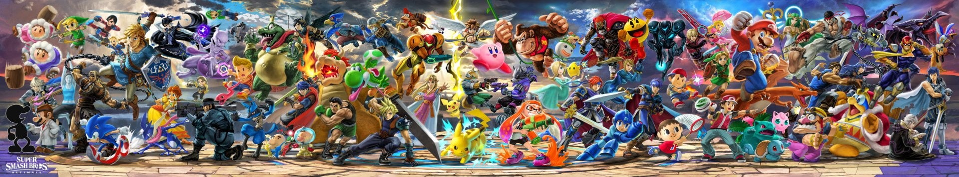Ganondorf, Toon Link, King Dedede, Jigglypuff (Pokémon), Wario, Princess Peach, Donkey Kong, Bowser Jr., day, variation, Sonic the Hedgehog, no people, HD Wallpaper