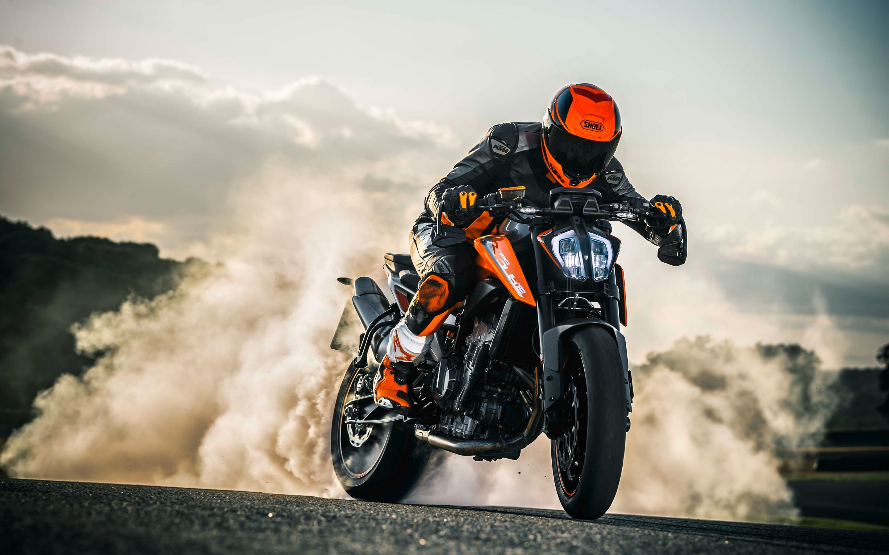 2K, motocross, unrecognizable person, obscured face, motorsport, sports race, riding, Duke, competition, KTM, one person, motorcycle racing, 790, transportation, HD Wallpaper