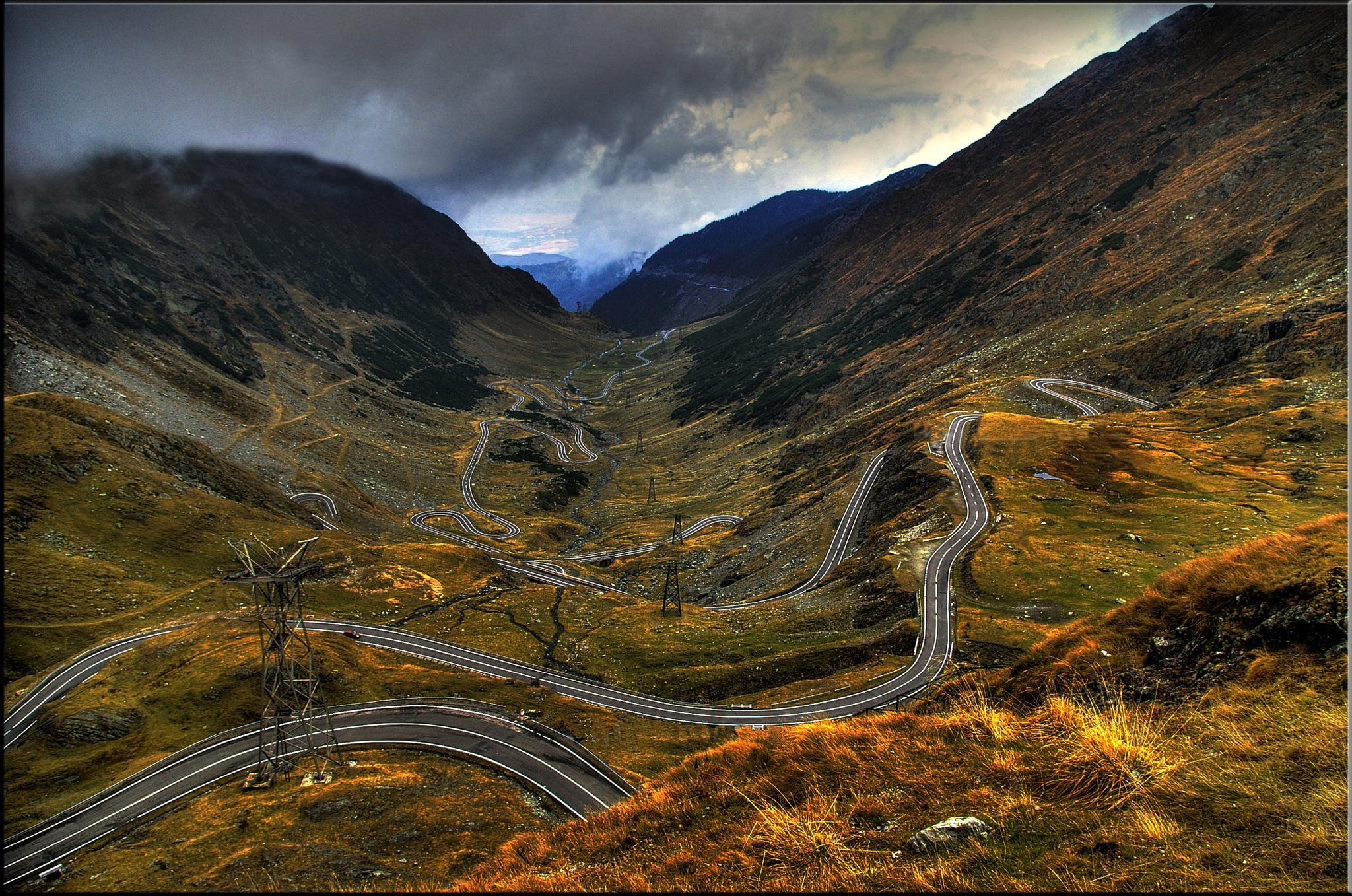 rumania, europe, 1080P, transfagarasan pass, 3d and abstract, pass, roads, transfagarasan, HD Wallpaper