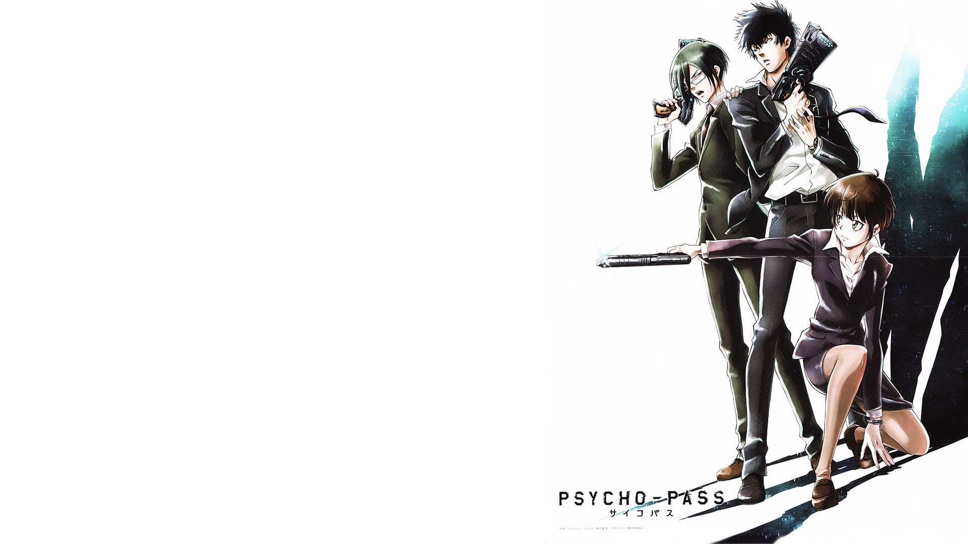 Psycho-Pass, 1080P, women, communication, standing, men, copy space, people, indoors, young women, real people, adult, technology, Tsunemori Akane, holding, HD Wallpaper