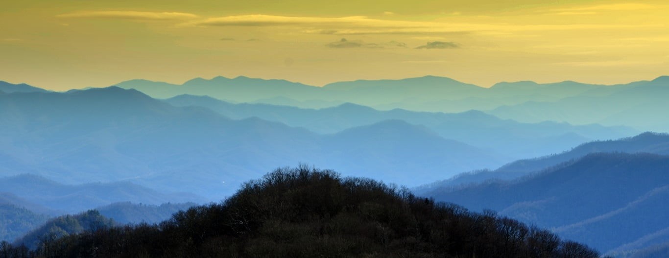 morning, great, scenics, Great Smoky Mountains National Park, mountain, mountains, mountain Peak, dawn, mountain Range, EUA, Twilight, Smokemont, 720P, HD Wallpaper