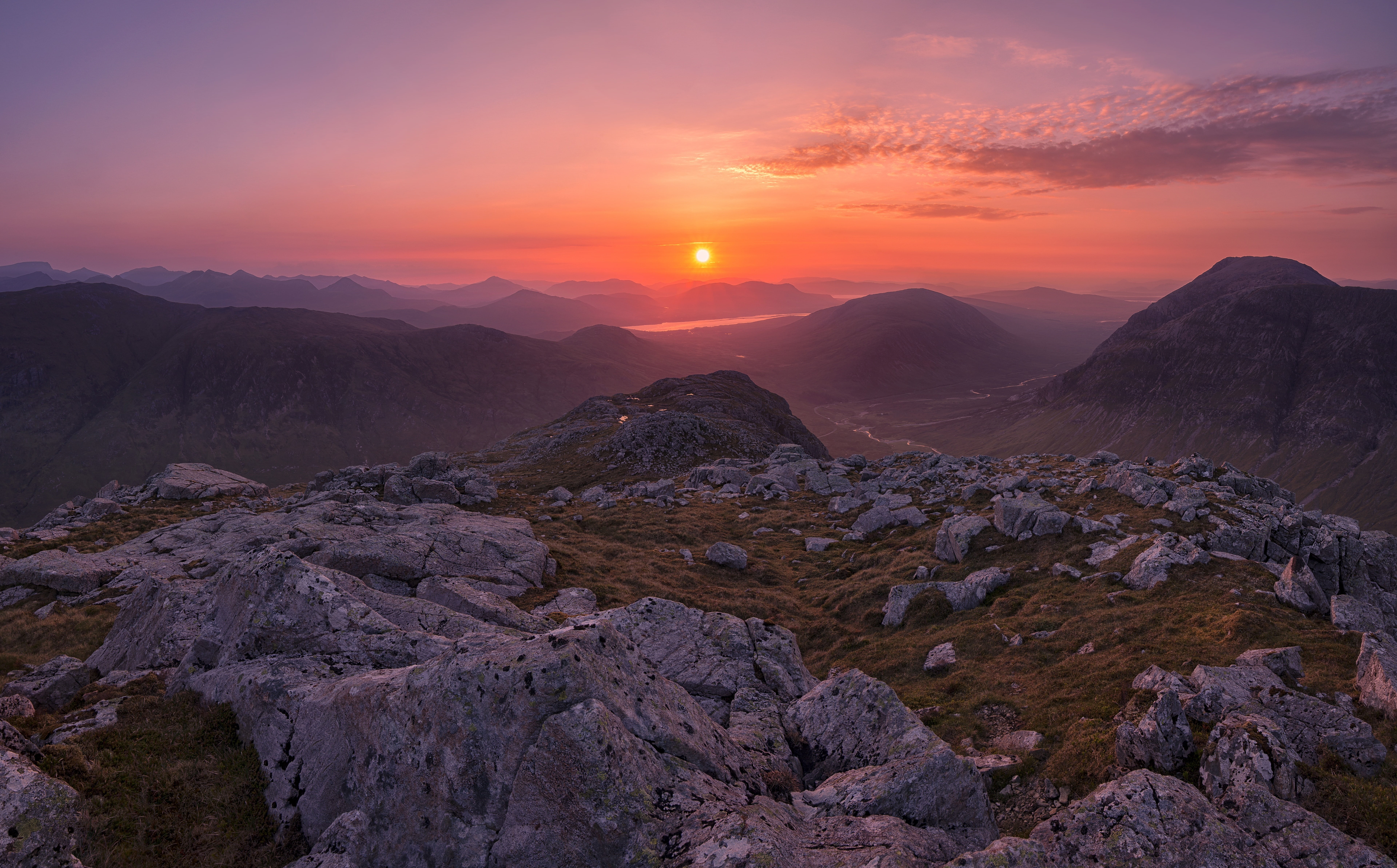Scottish, Photography, Wilderness, Sunrise, westhighlands, no people, highland, sun, Buachaille Etive Beag, Travel, Outdoor, panorama, Buachaille Etive Mor, HD Wallpaper