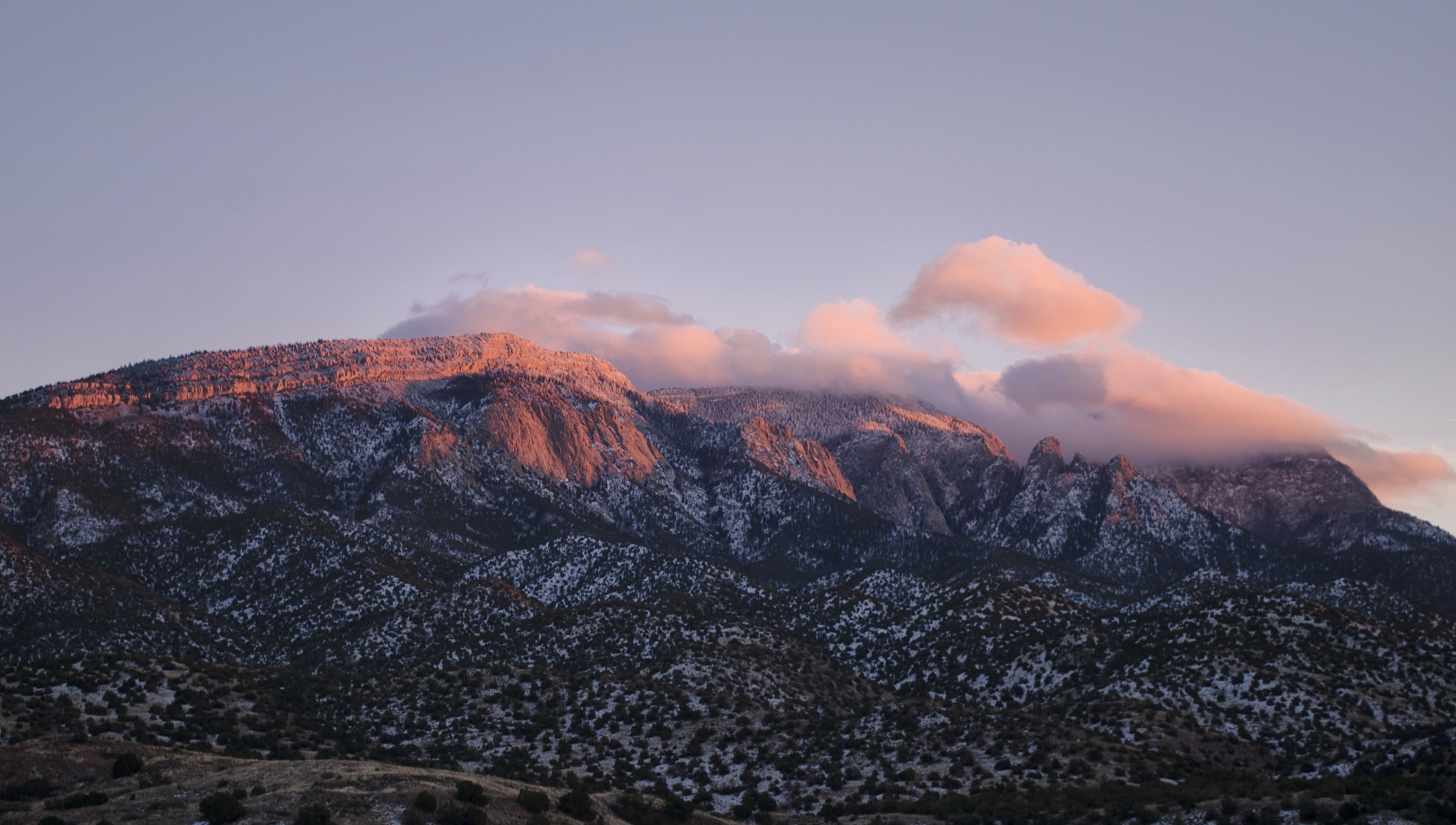 mountain, scenics, 4K, rock - Object, New Mexico, sky, Sandia Peak, hiking, nature, nikon D7000, mountain Peak, Sunset, landscape, clouds, travel, outdoors, HD Wallpaper