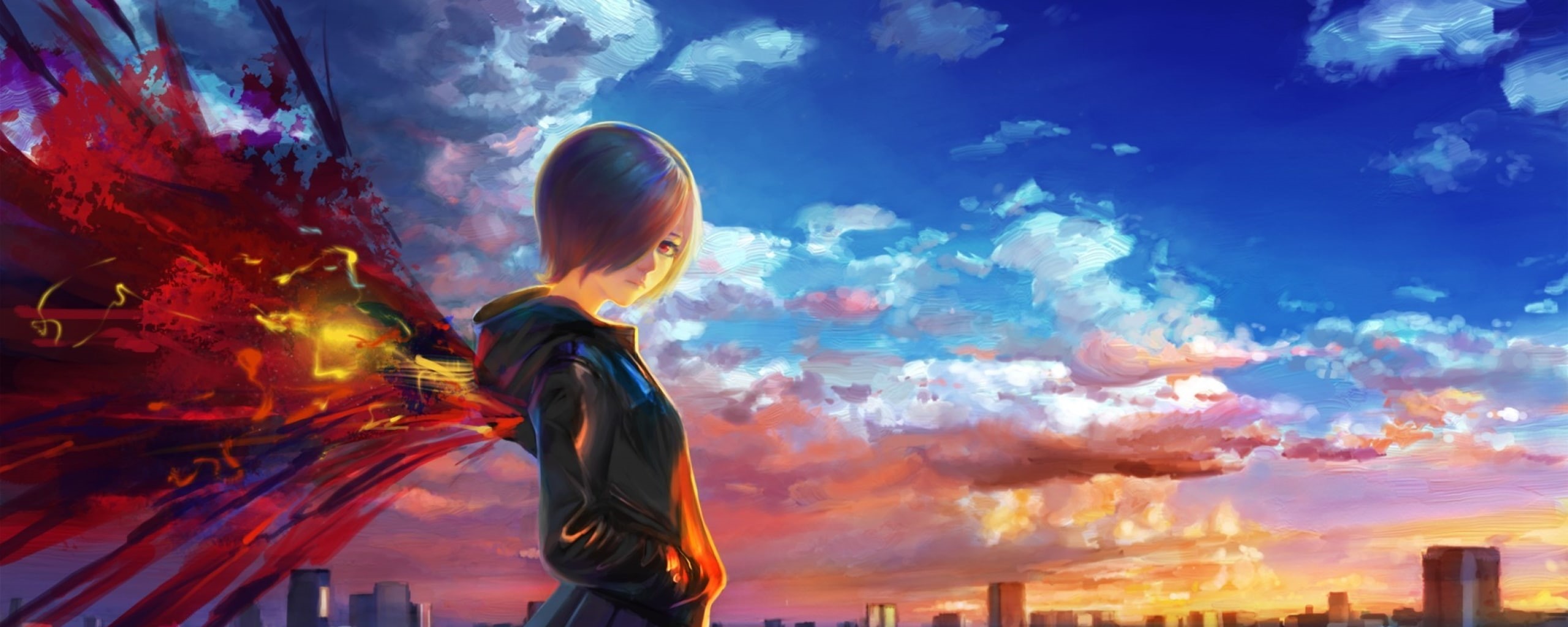 multi, monitor, dual, widescreen, 2K, anime, screen, HD Wallpaper
