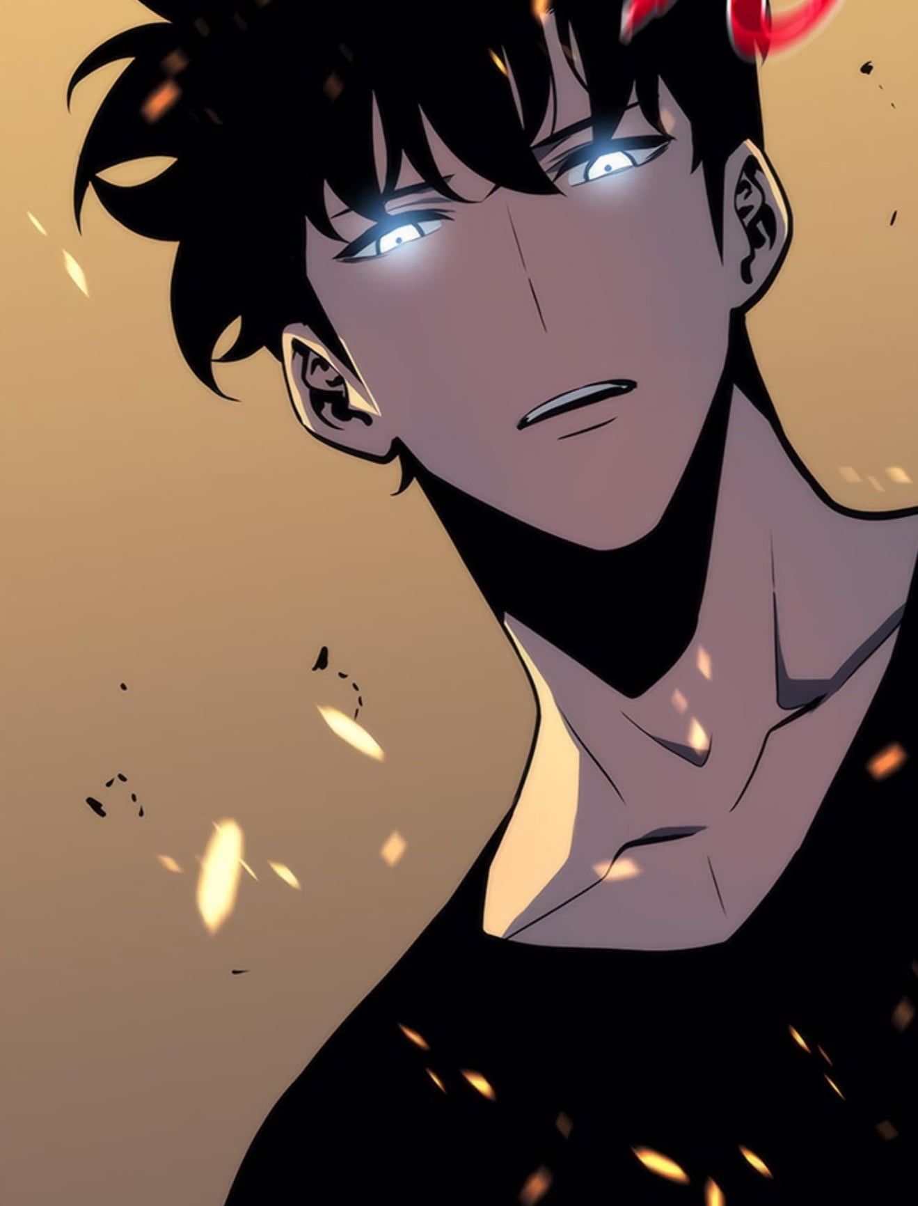 Solo Leveling, manga, screen shot, anime boys, 720P, anime girls, Sung Jin Woo, Phone HD Wallpaper