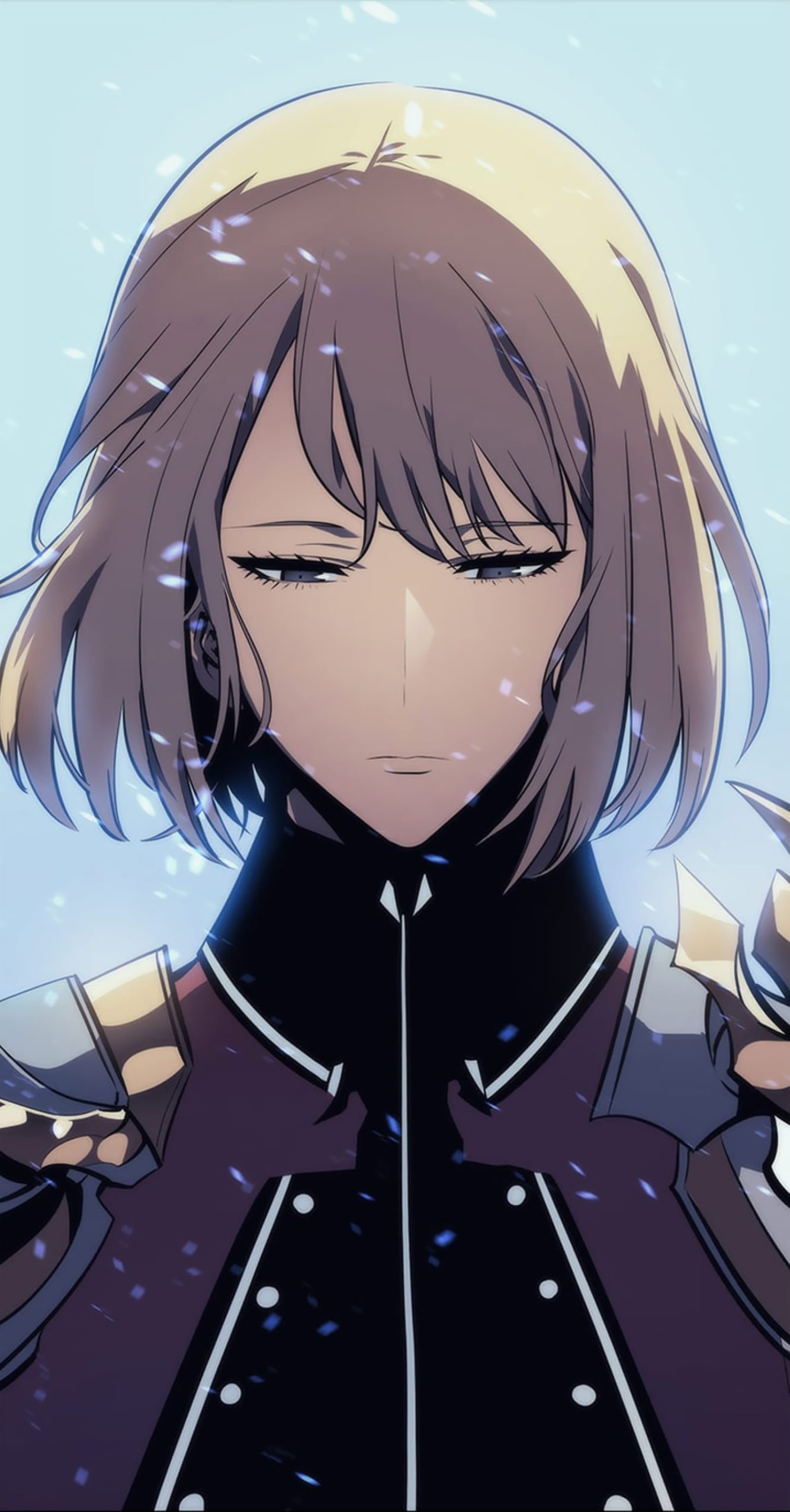 Solo Leveling, anime, Sung Jin Woo, anime girls, screen shot, manga sketch, 1080P, anime boys, manga, Cha Hae In, Phone HD Wallpaper