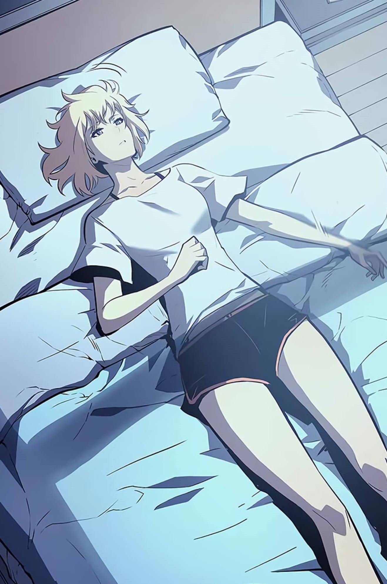 Sung Jin Woo, anime girls, Solo Leveling, 1080P, screen shot, manga, anime boys, Phone HD Wallpaper