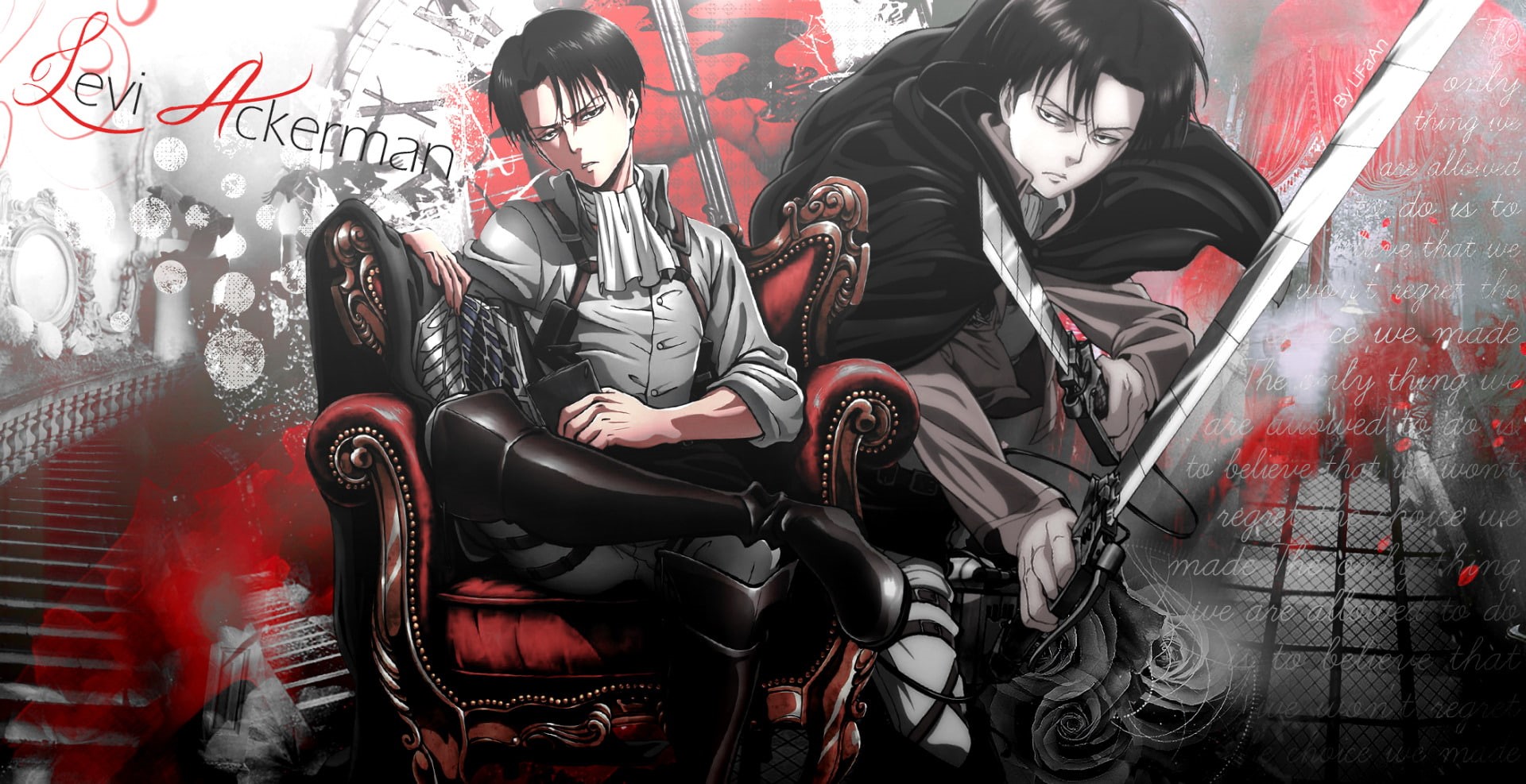 Anime, Levi Ackerman, Attack On Titan, 1080P, HD Wallpaper