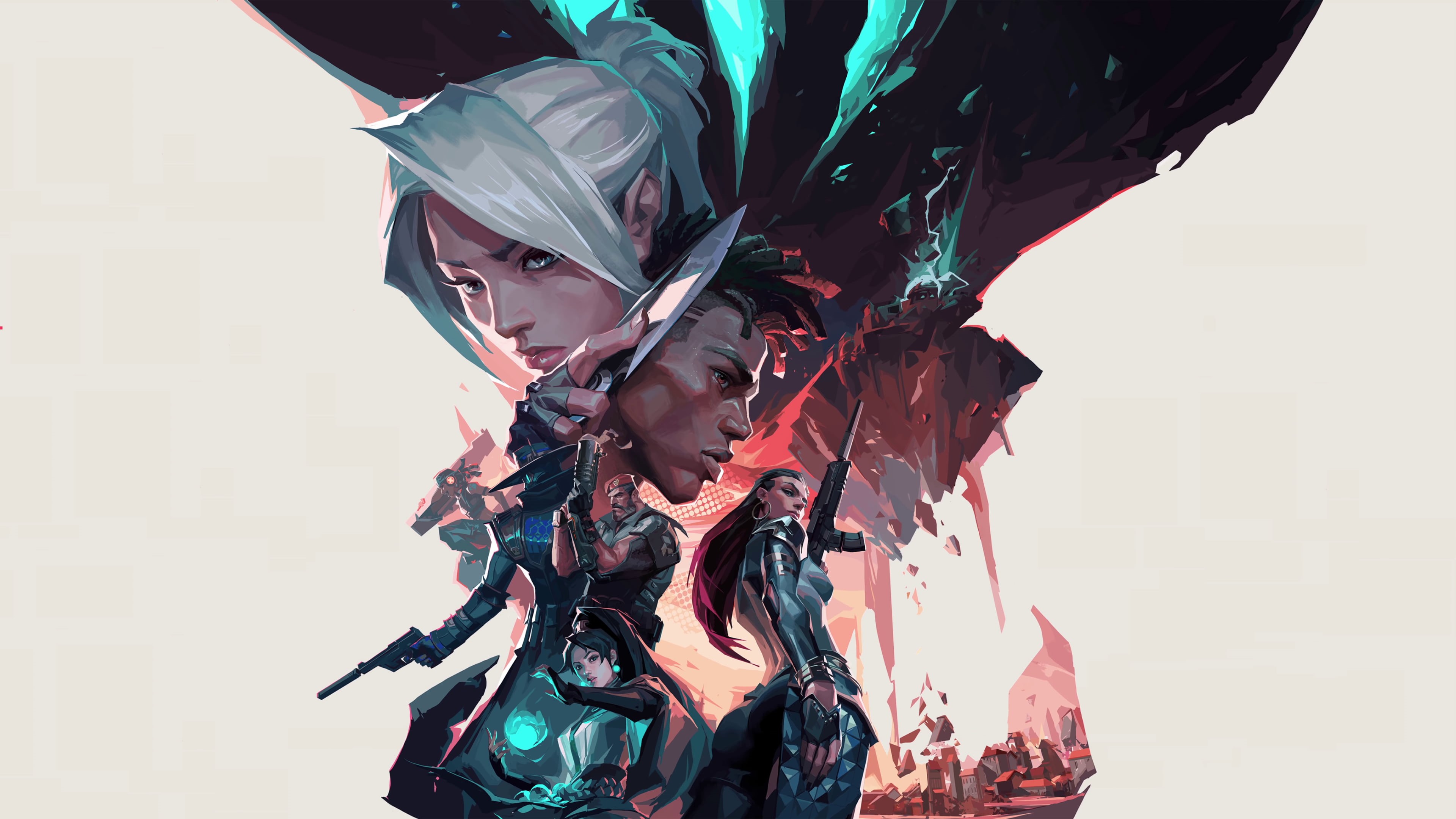 Riot Games, digital, Valorant, 4K, video games, HD Wallpaper