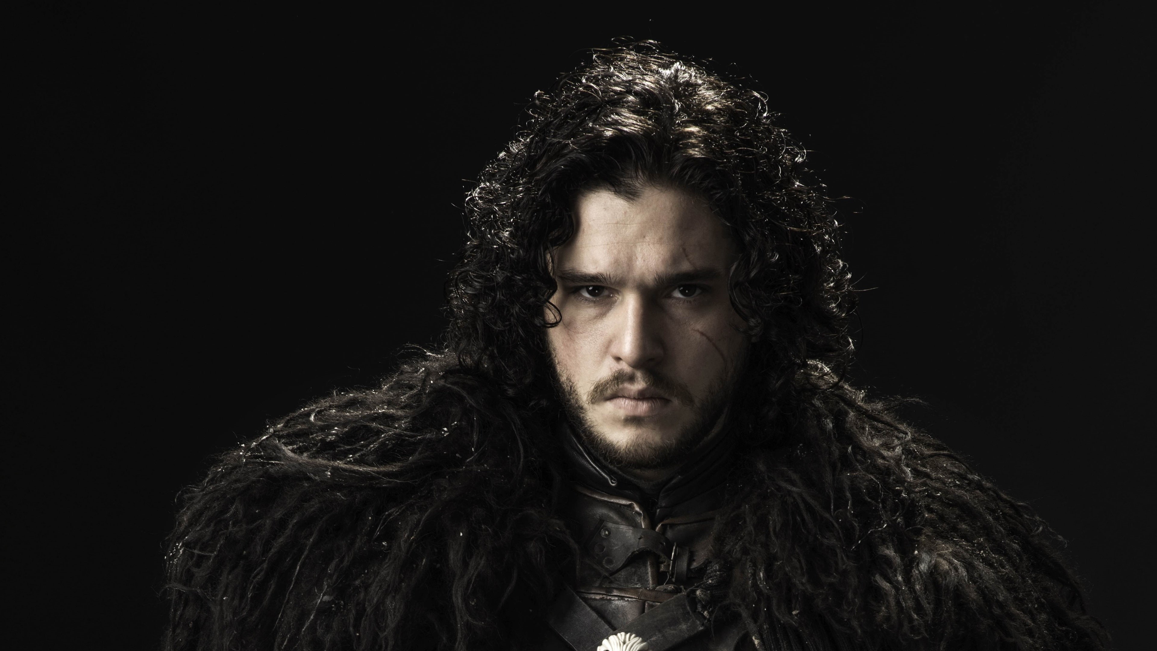 male, Game, Thrones, Kit, Snow, Jon, Harington, 4K, character, HD Wallpaper