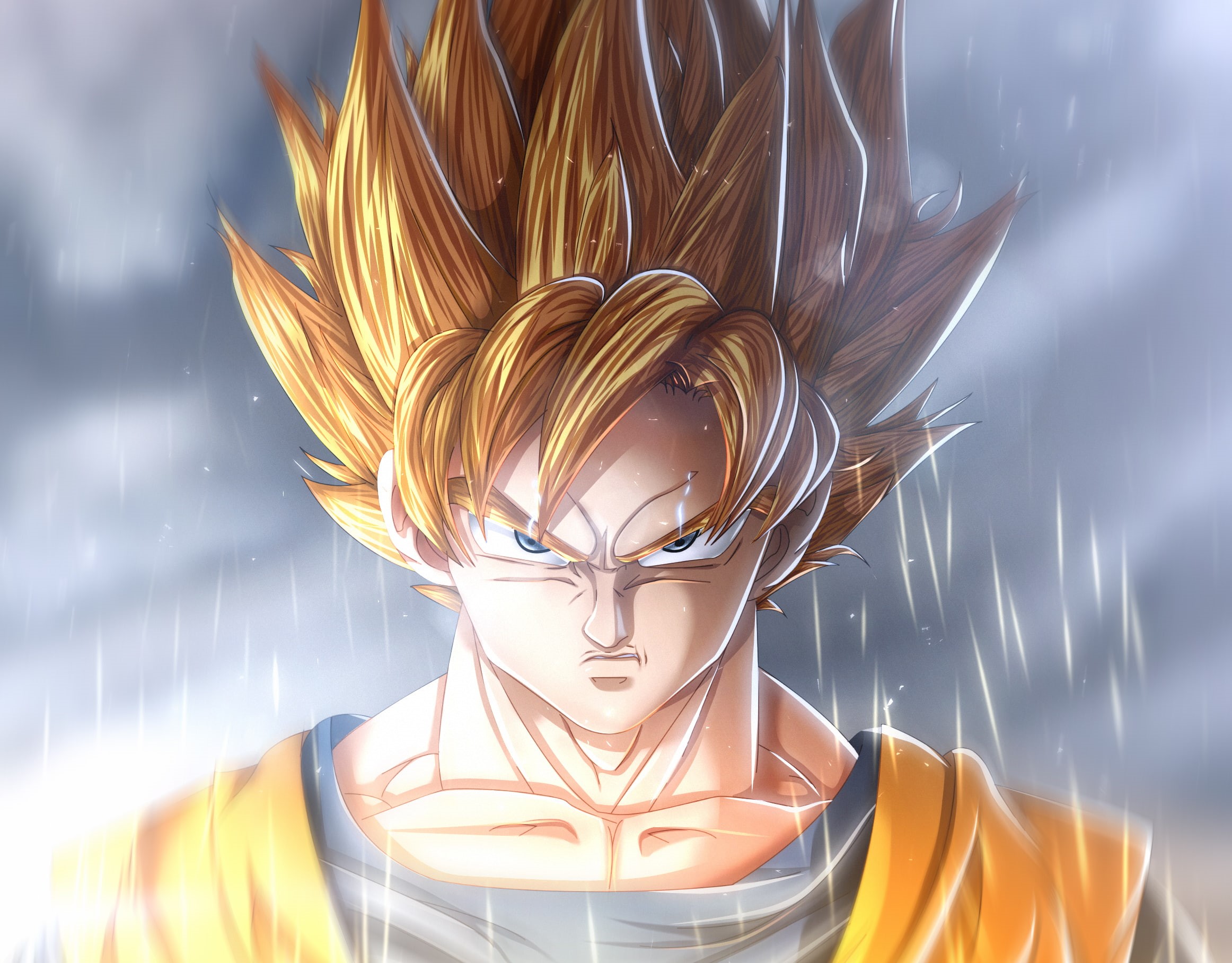dragon ball super, dragon ball, 1080P, deviantart, anime, digital art, artist, artwork, goku, hd, HD Wallpaper