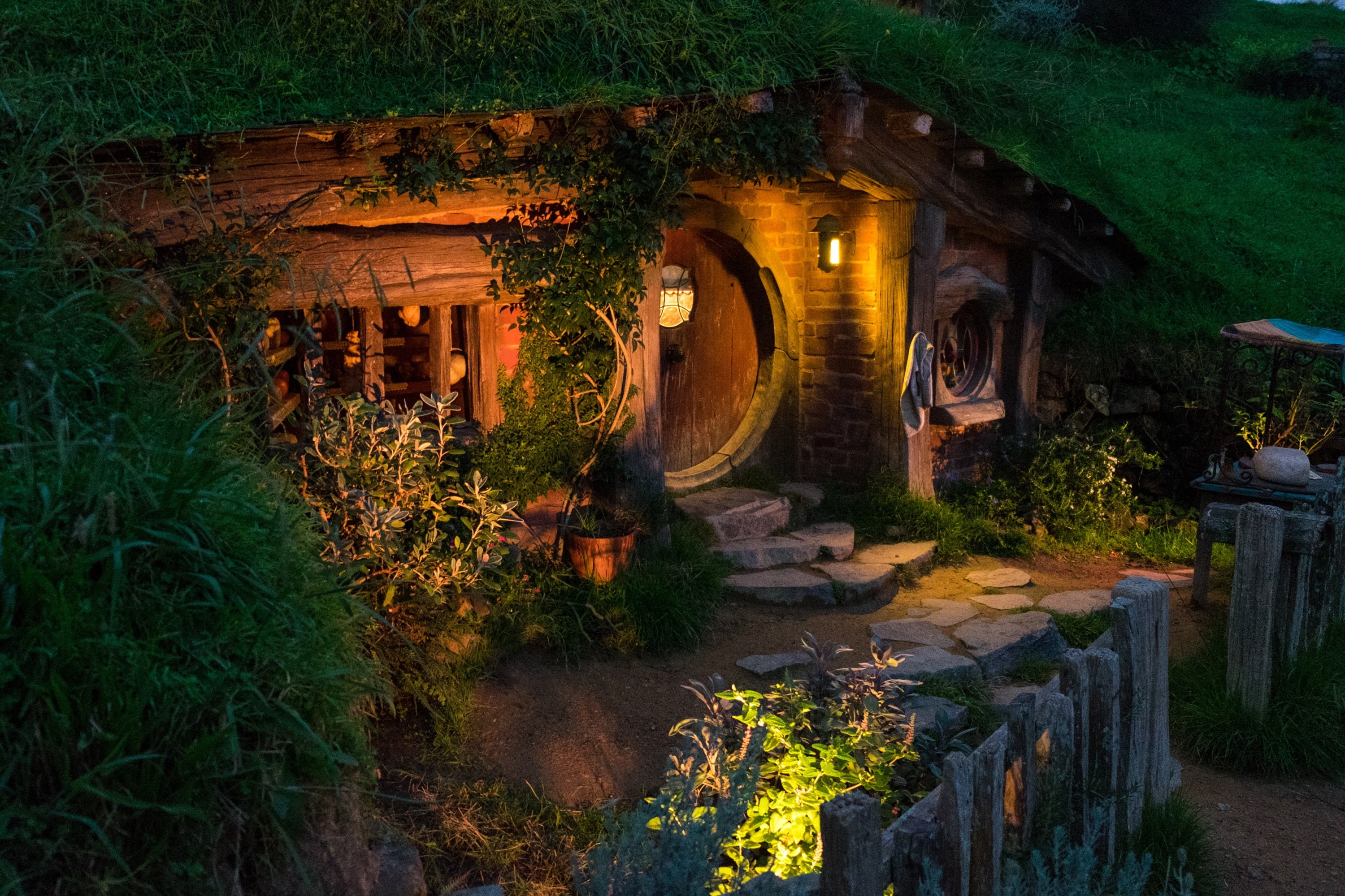 New Zealand, Matamata, Hobbit House, 2K, HD Wallpaper